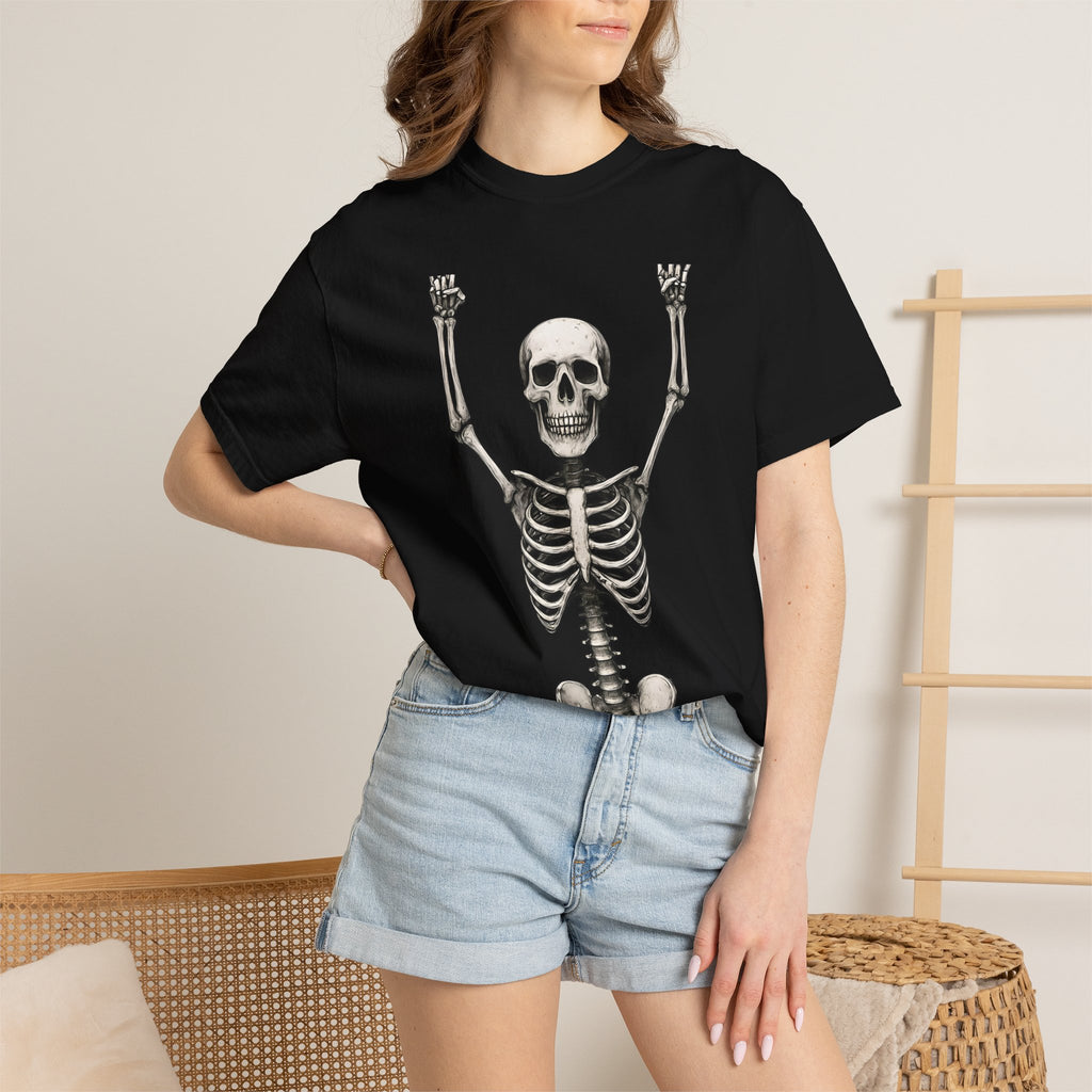 Hands Up, Vintage T-Shirt Skeleton Unisex Graphic