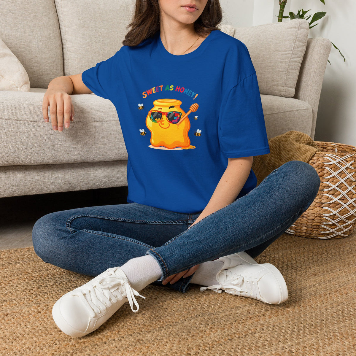 Sweet as Honey Unisex T-Shirt - Cute Graphic Tee, Casual Wear