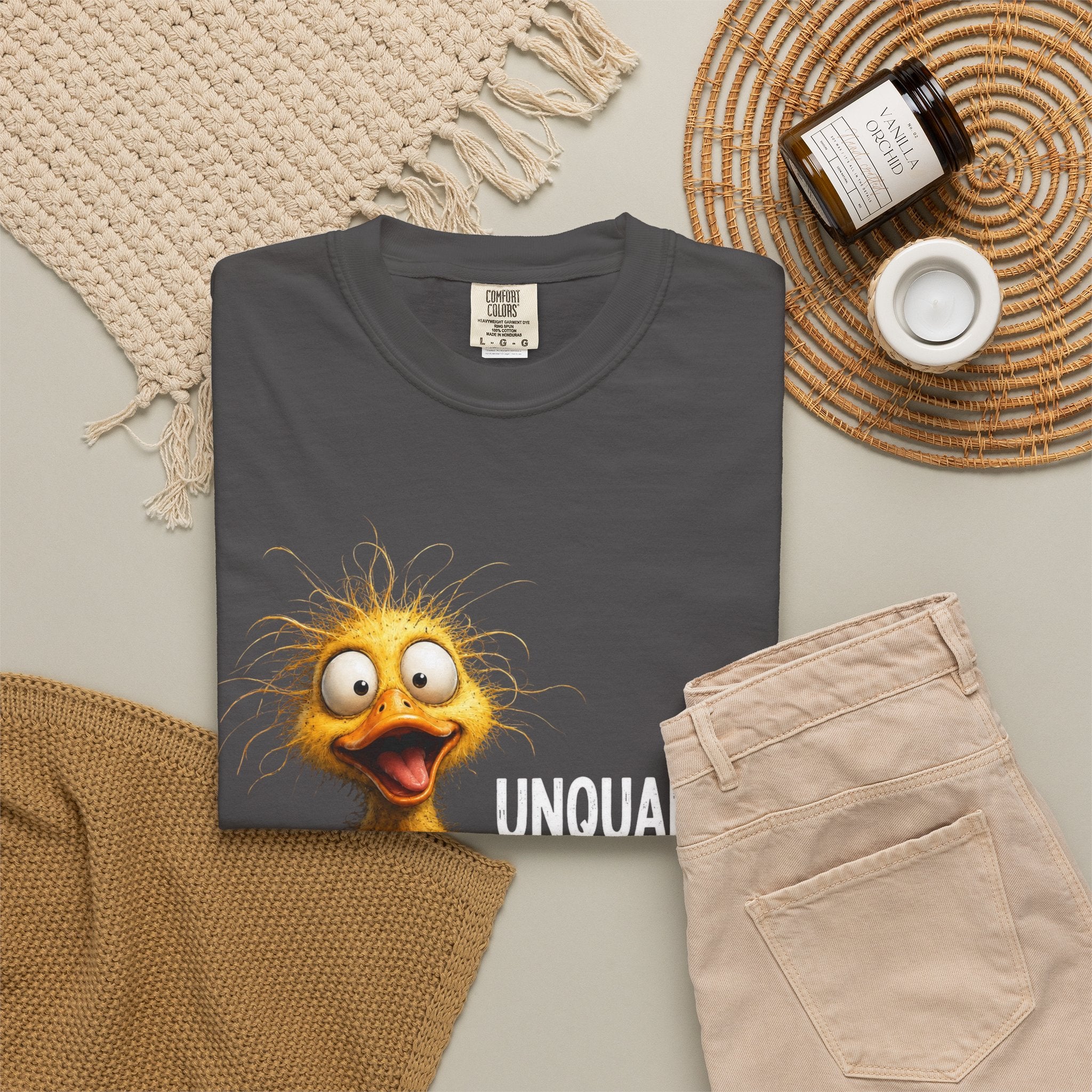 Unqualified But Enthusiastic Duck Graphic Tee