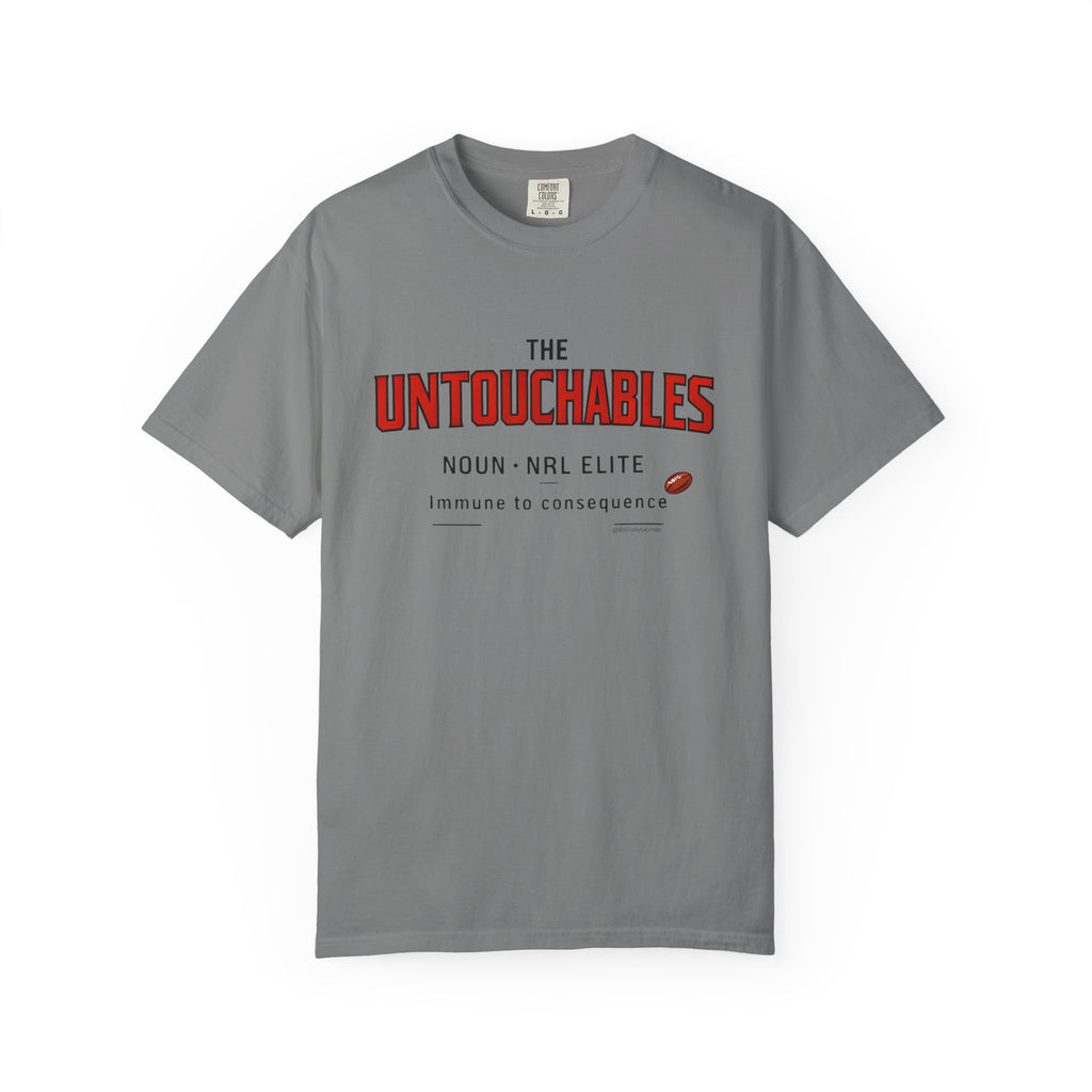 The Untouchables Graphic T-Shirt — 'The Untouchables' Sports Humour Tee with Definition Print