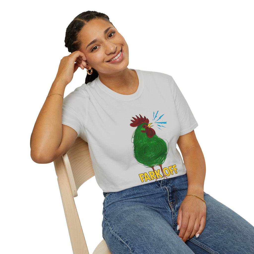 Funny Chicken Graphic T-Shirt, Humor Tee, Farm-Inspired Apparel