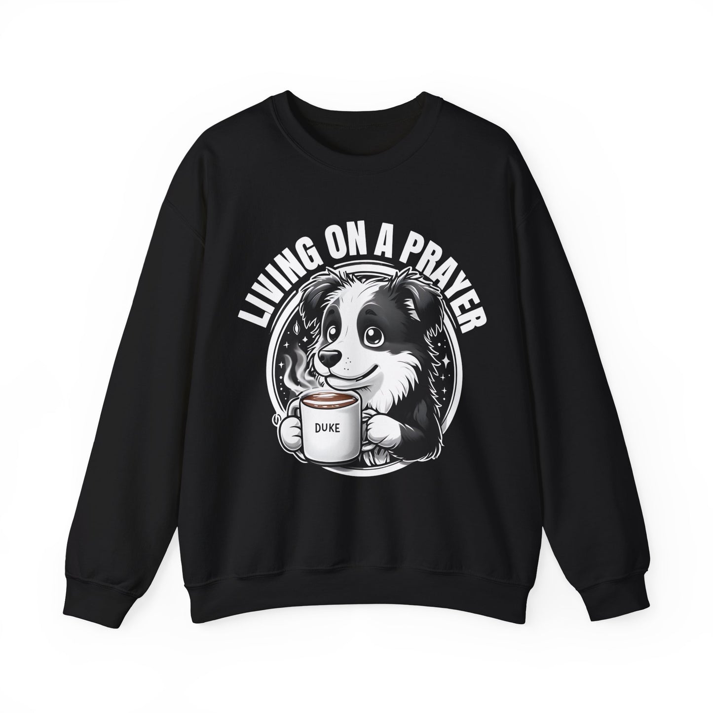 Bon Jovi Inspired Unisex Heavy Blend™ Border Collie Crewneck, Cozy Unisex Sweater, Dog Lover Gift, Comfortable Pullover, Ethically Made
