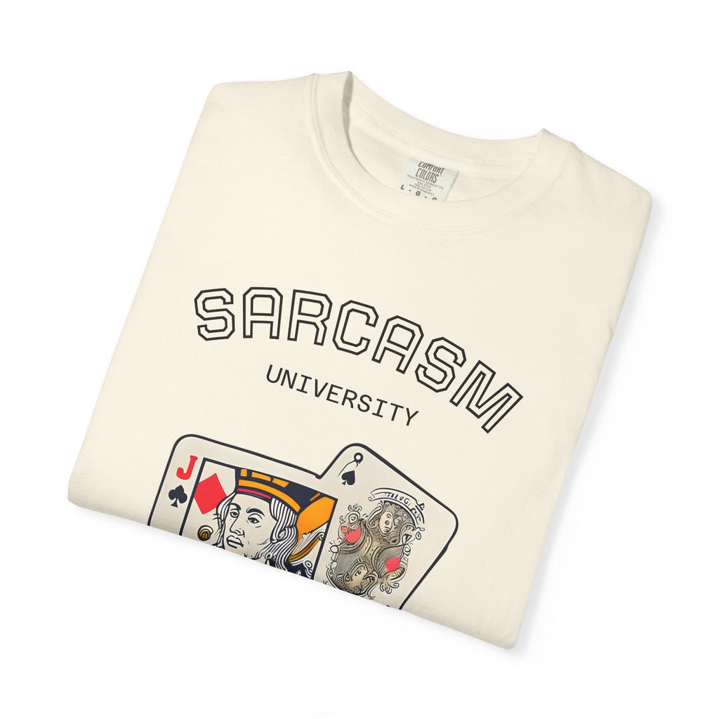 Sarcasm University, Whimsical Jackass Graphic Unisex T-Shirt, Gift for that special Jackass in your life, Cool Casual Wear, Perfect Gift