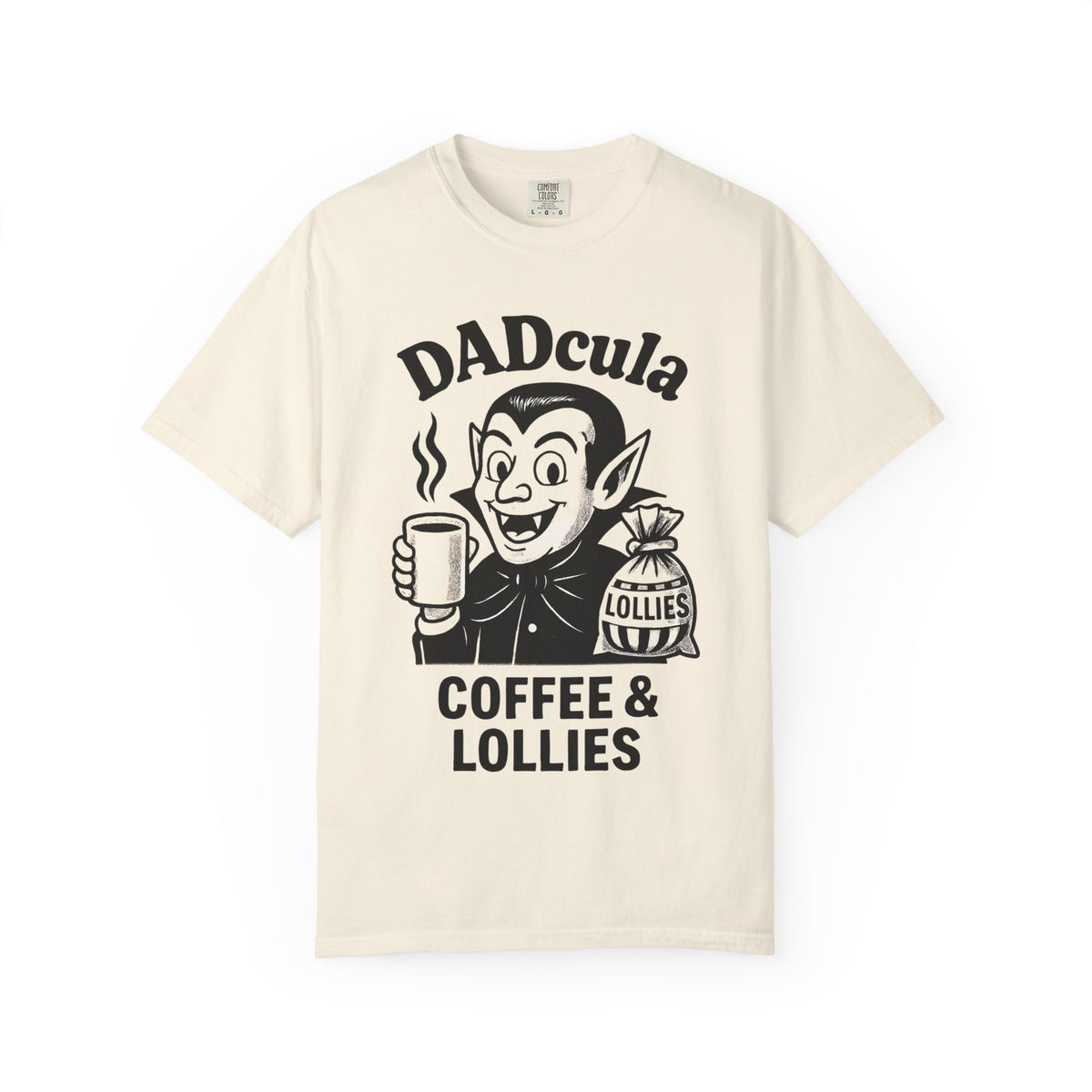 DADcula Coffee & Lollies Ivory T-Shirt