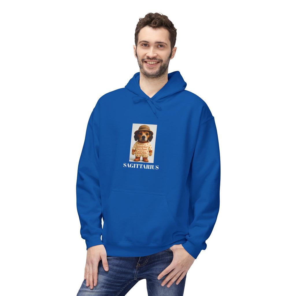 Sagittarius Wanderlust Hoodie, Dog Explorer Sweatshirt