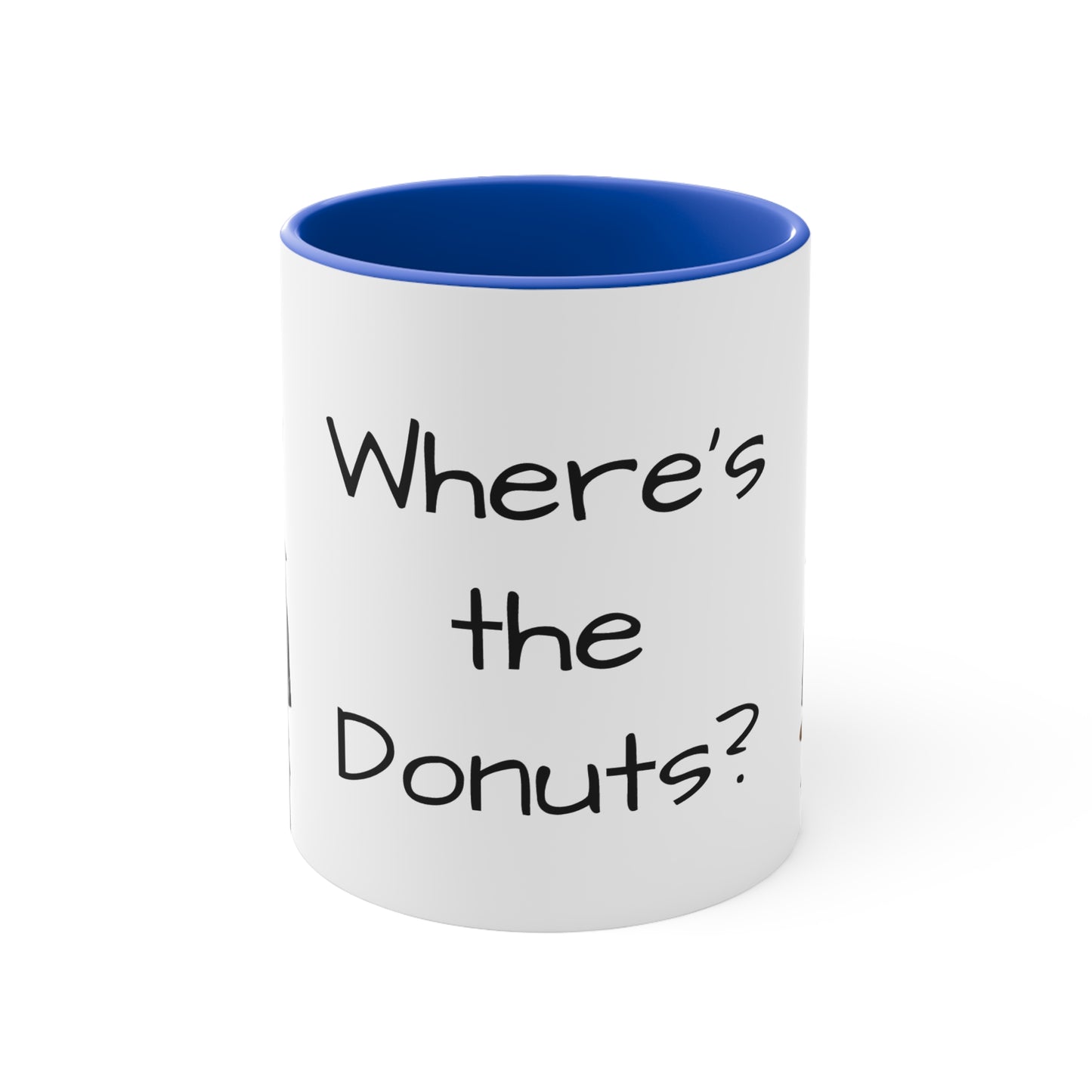 Labrador Retriever in Police Uniform Accent Mug Wheres the Donuts Fun Dog Lover and Police Fan Gift