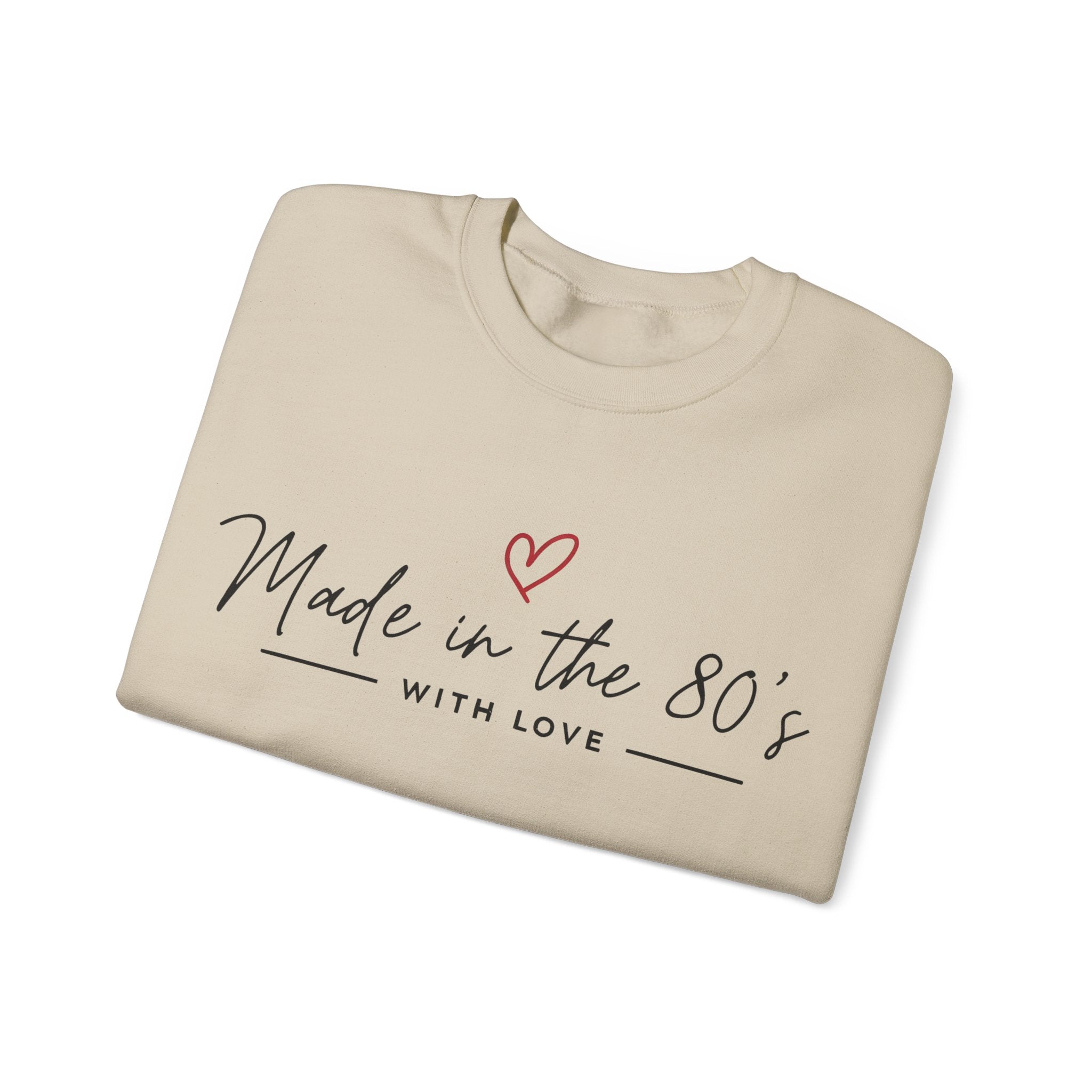 Made in the 80's Unisex Heavy Blend™ Crewneck Sweatshirt - Made in the 80's with love..