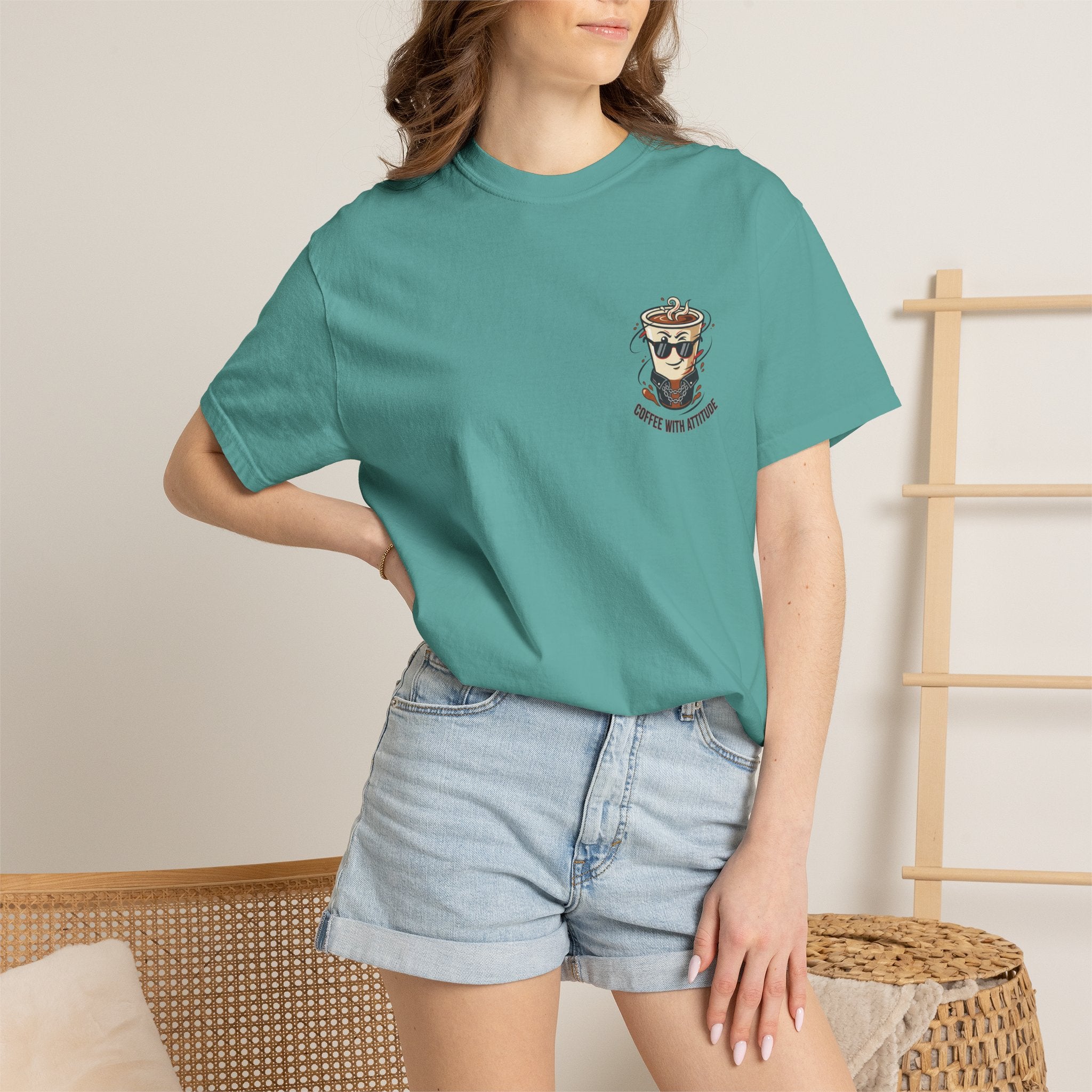 Running on Coffee & Attitude Mum T-Shirt