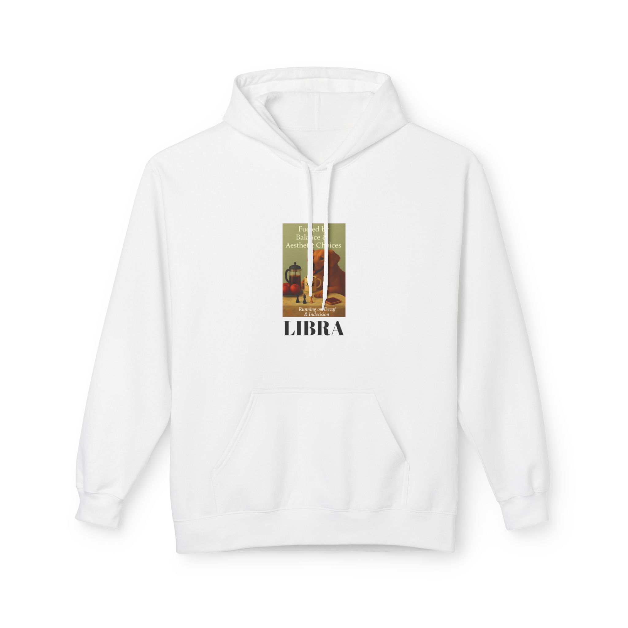 Libra Dog Balance & Aesthetic Choices, Unisex Hoodie Sweatshirt, Zodiac Gift