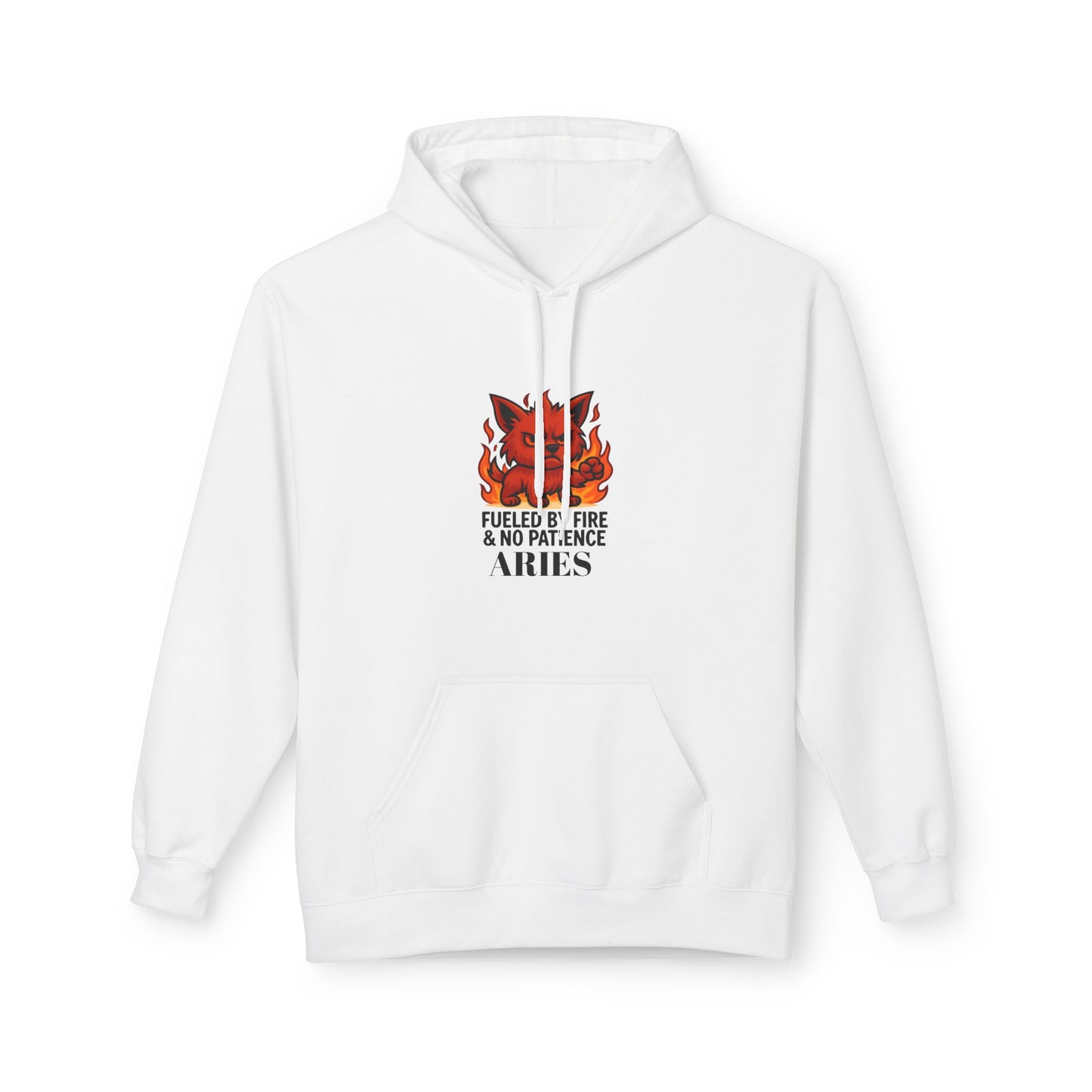 Aries Dog Fire Element Hoodie - Cozy Unisex Sweatshirt, Horoscope Gift, Astrology Apparel, Birthday Surprise, Zodiac Fashion