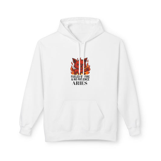 Aries Dog Fire Element Hoodie - Cozy Unisex Sweatshirt, Horoscope Gift, Astrology Apparel, Birthday Surprise, Zodiac Fashion