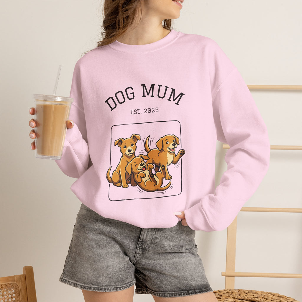 Dog Mum Crewneck Sweatshirt — Cute Dog Mom Graphic