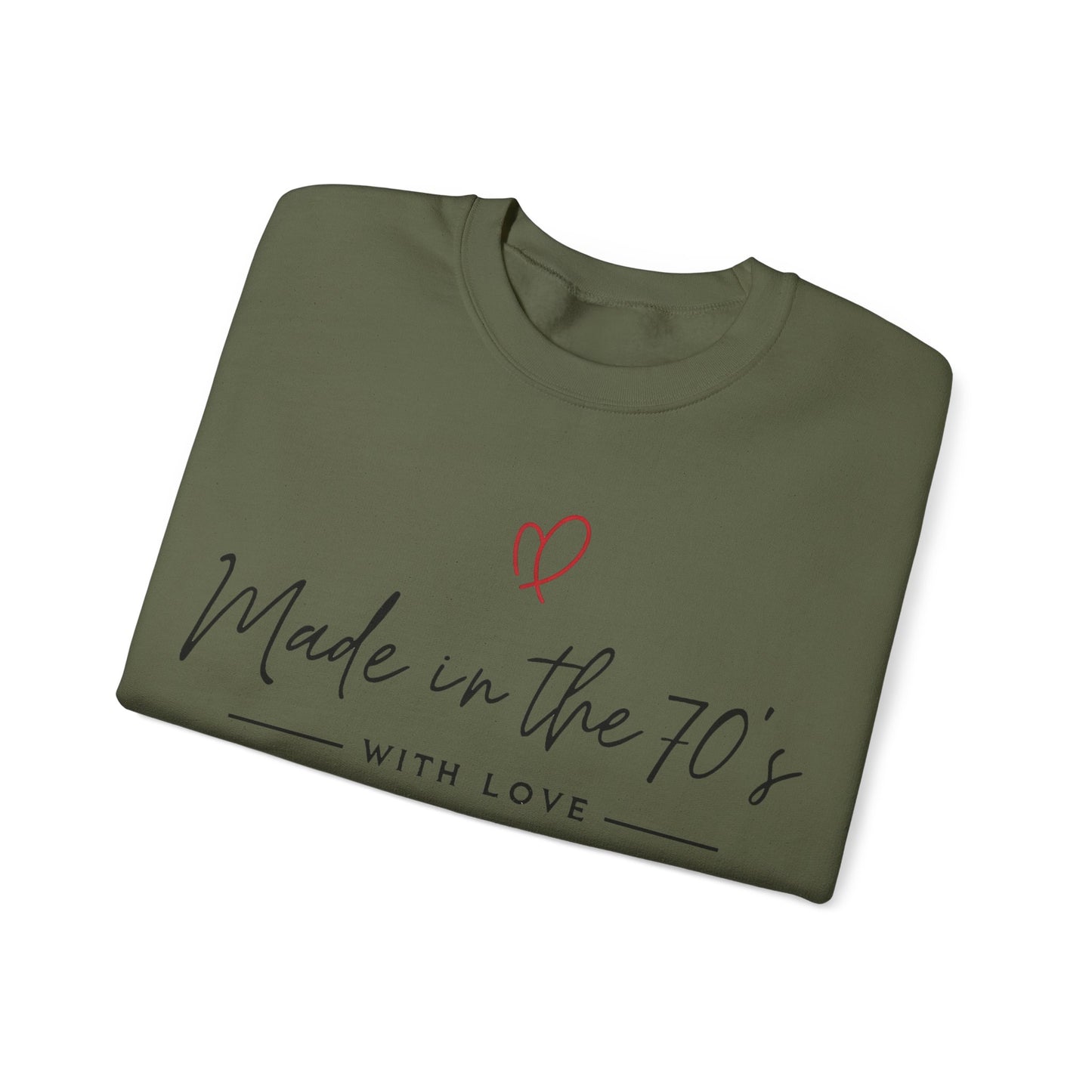 Made in the 70's Unisex Heavy Blend™ Crewneck Sweatshirt - Made in the 70's with love..