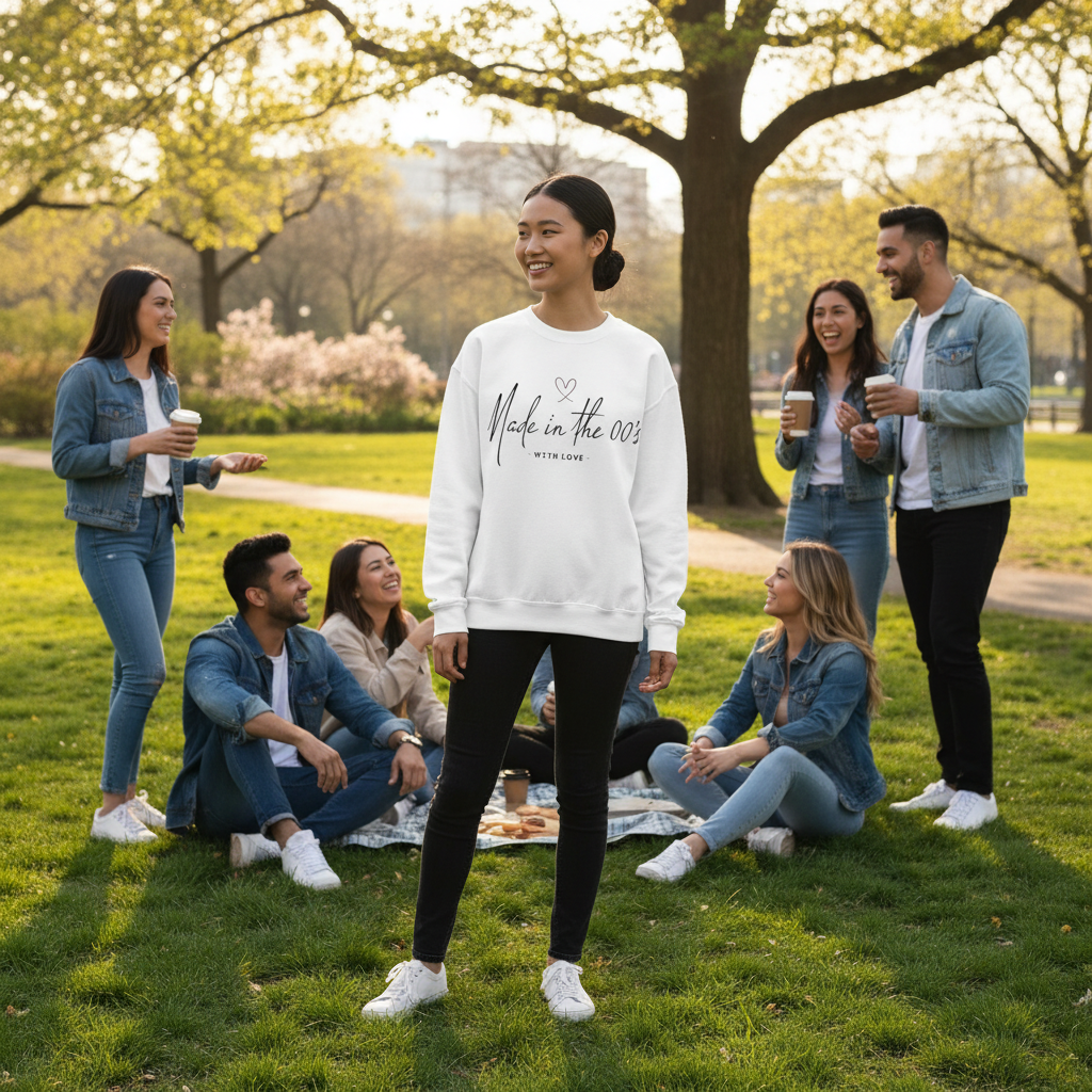 Made in the 00's Unisex Heavy Blend™ Crewneck Sweatshirt - Made in the 00's with love..