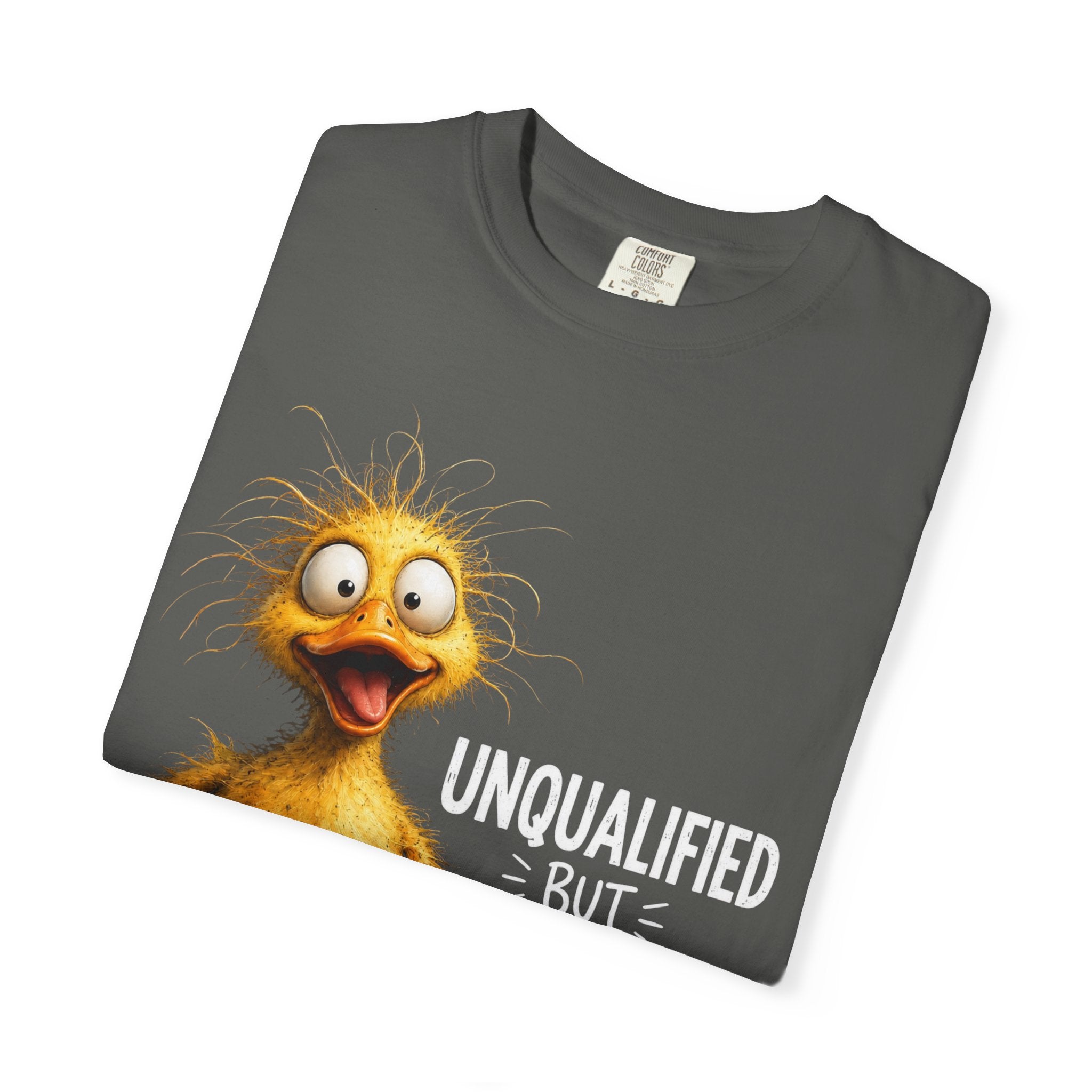 Unqualified But Enthusiastic Duck Graphic Tee