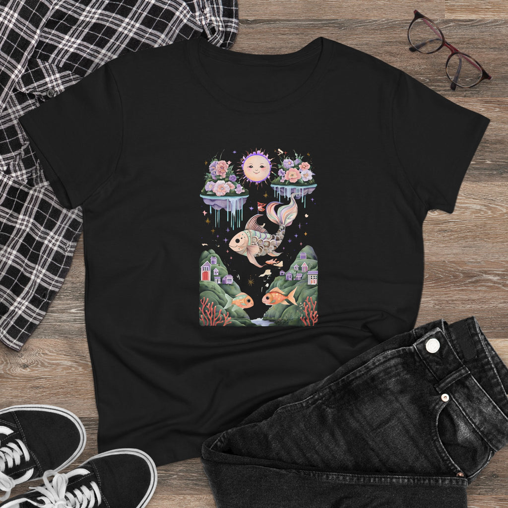 Whimsical Dreamcatcher Tee - Fun Graphic Cotton T-Shirt for Daydreamers, Casual Wear, Gift for Her, Summer Top, Unique Artwork