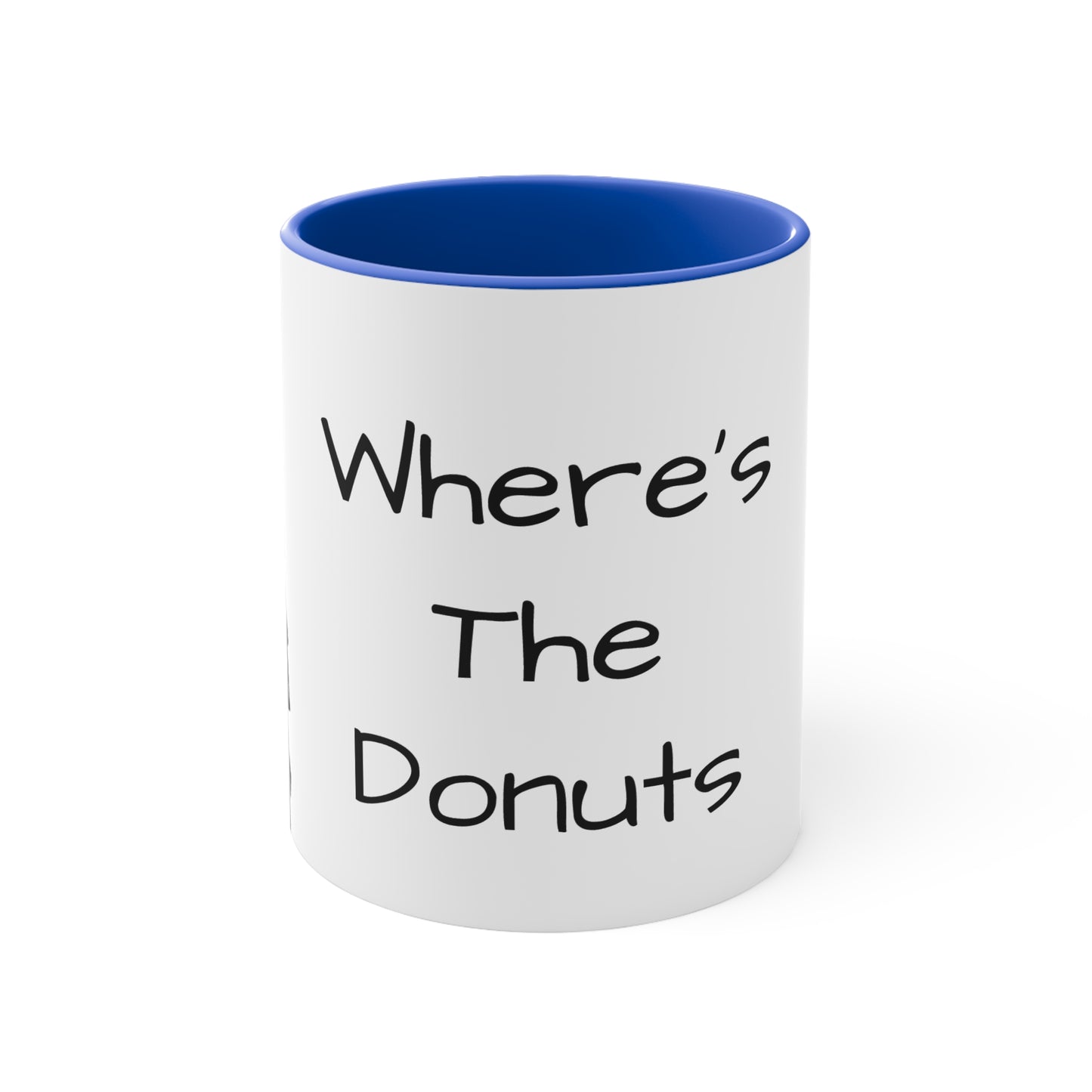 German Shepherd in Police Uniform Accent Mug Wheres the Donuts Fun Police Dog Design Dog Lover Gift