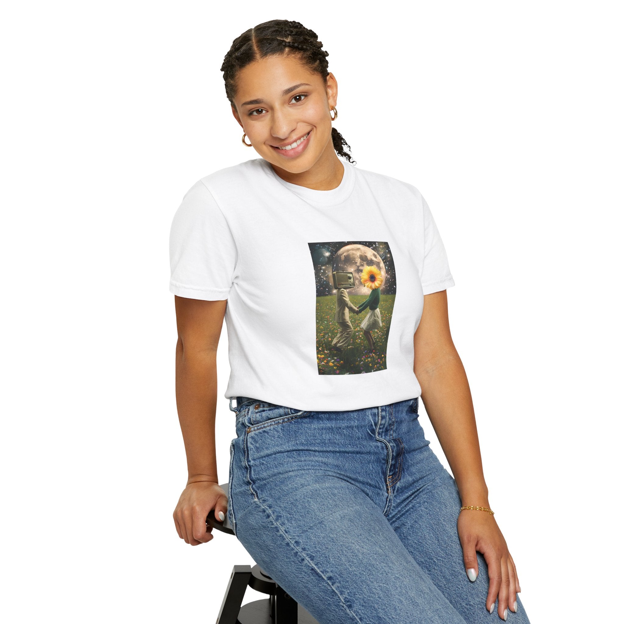 Whimsical Magic Women's Tee - Unique Cotton T-Shirt with Wild Nature Graphic, Perfect Witchy Gift