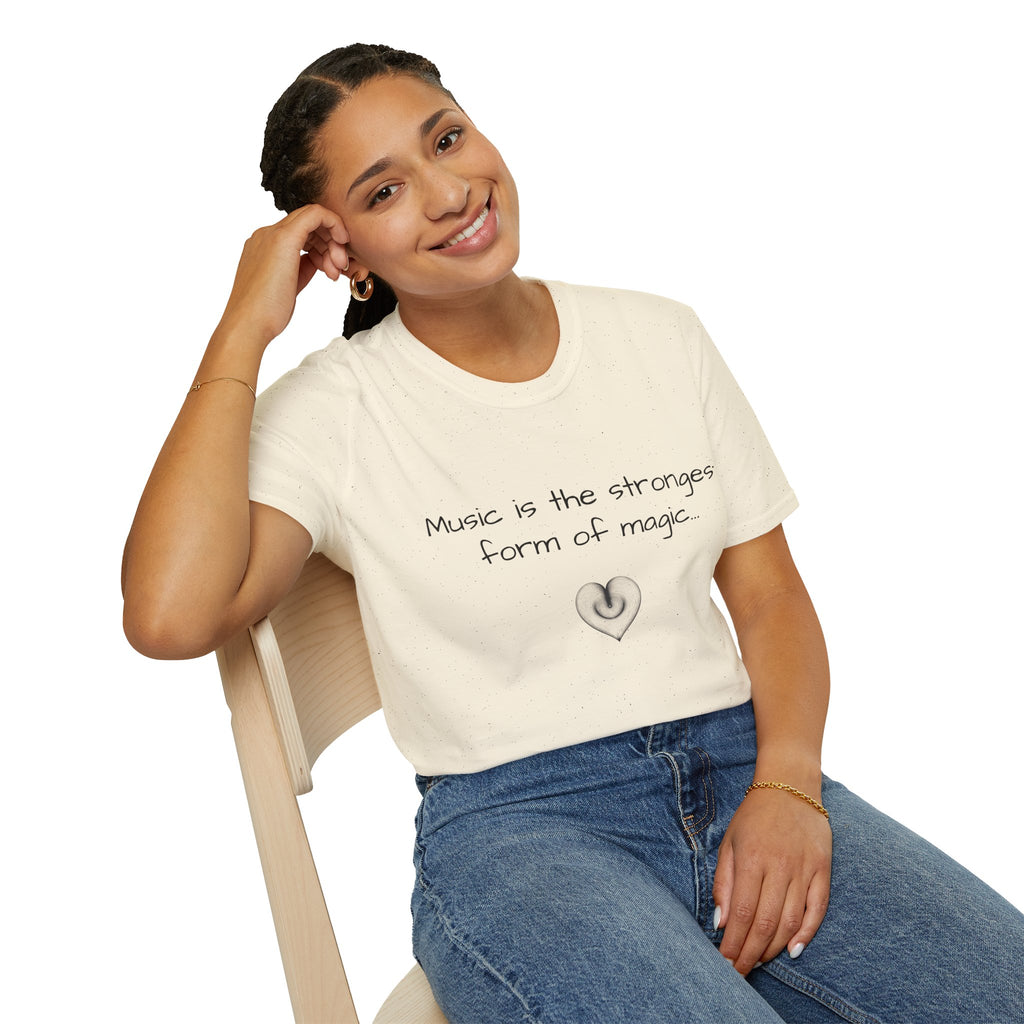 Music is the Strongest form of Magic Inspirational - T-Shirt