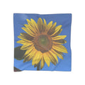 Sunflower Poly Scarf — Lightweight Silk-Look Fashion Scarf