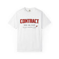 Contract Graphic T-Shirt — 'Contract' Sports Humour Tee with Definition Print