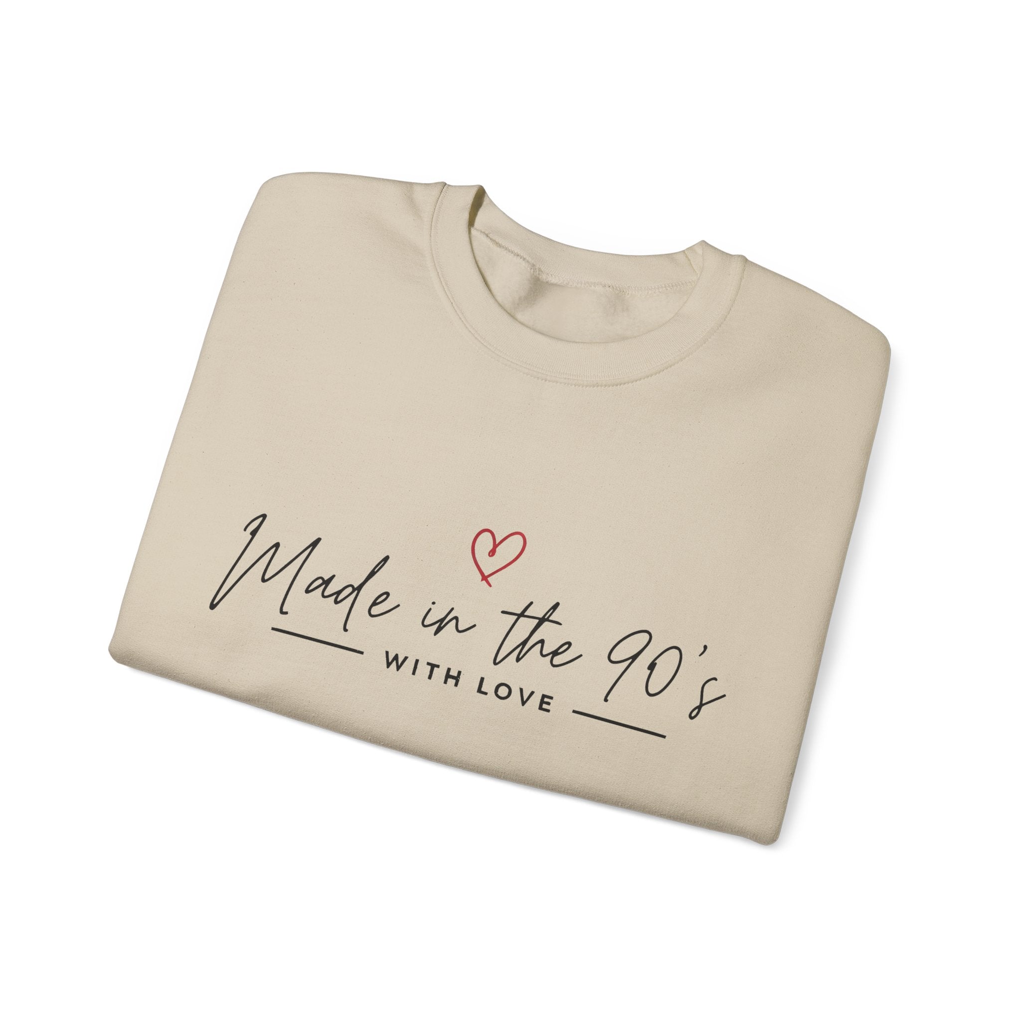 Made in the 90's Unisex Heavy Blend Crewneck Sweatshirt - Made in the 90's with love..
