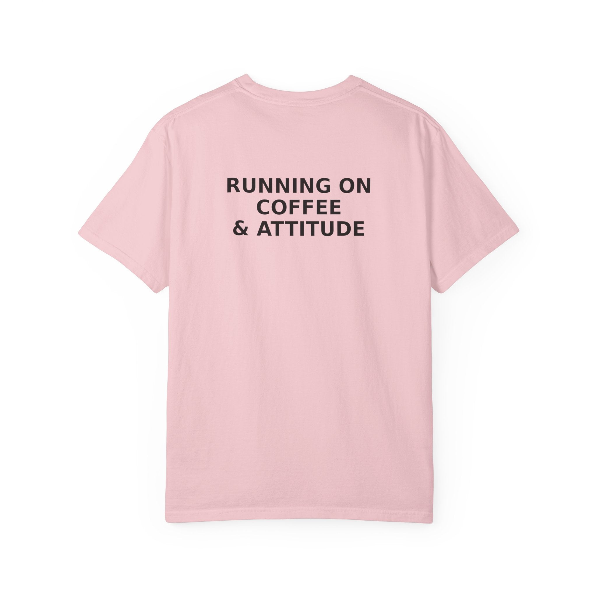 Running on Coffee & Attitude | Funny Coffee Quote Apparel & Gifts