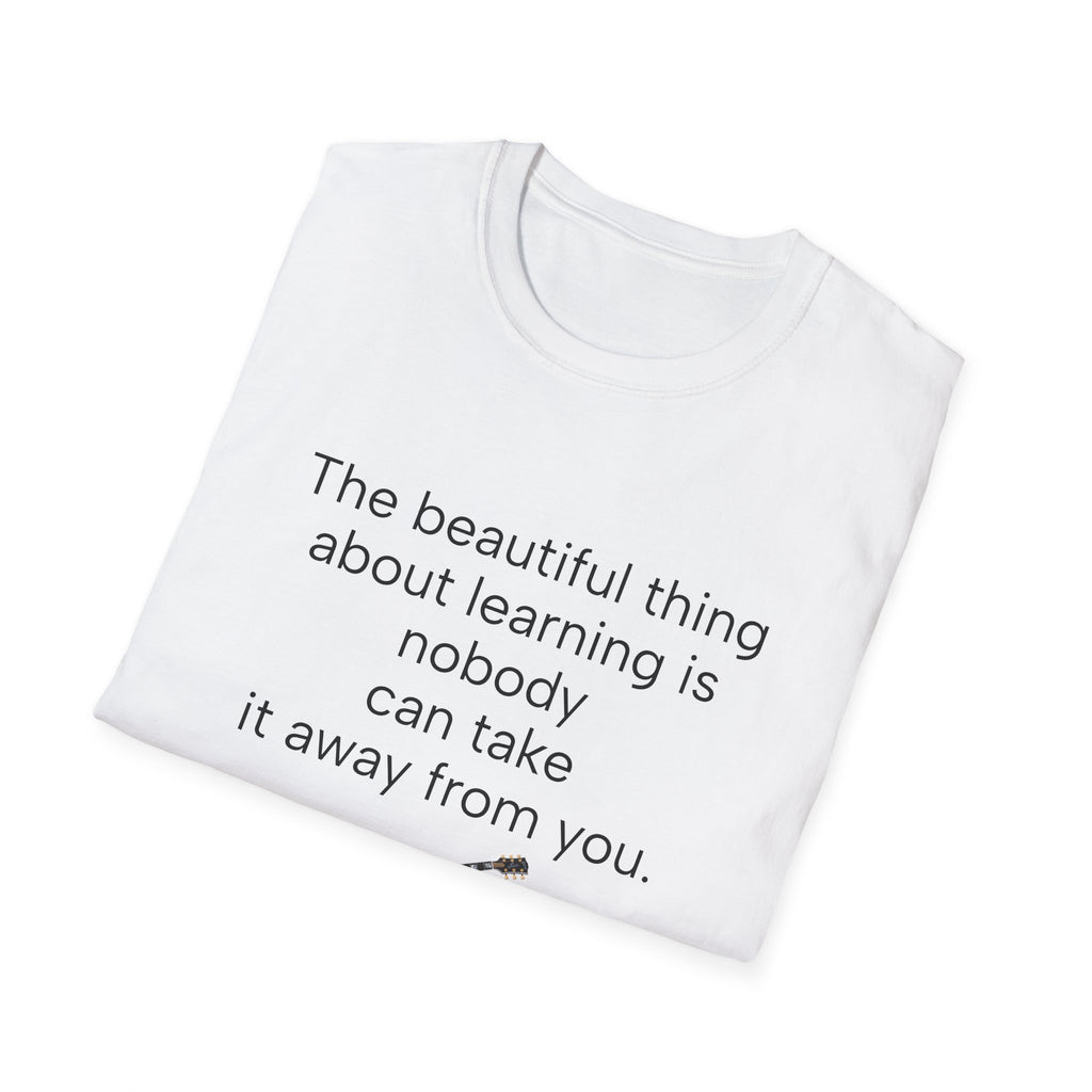 Inspirational Guitar Quote T-Shirt, Unisex Softstyle Shirt, Music Lover Gift