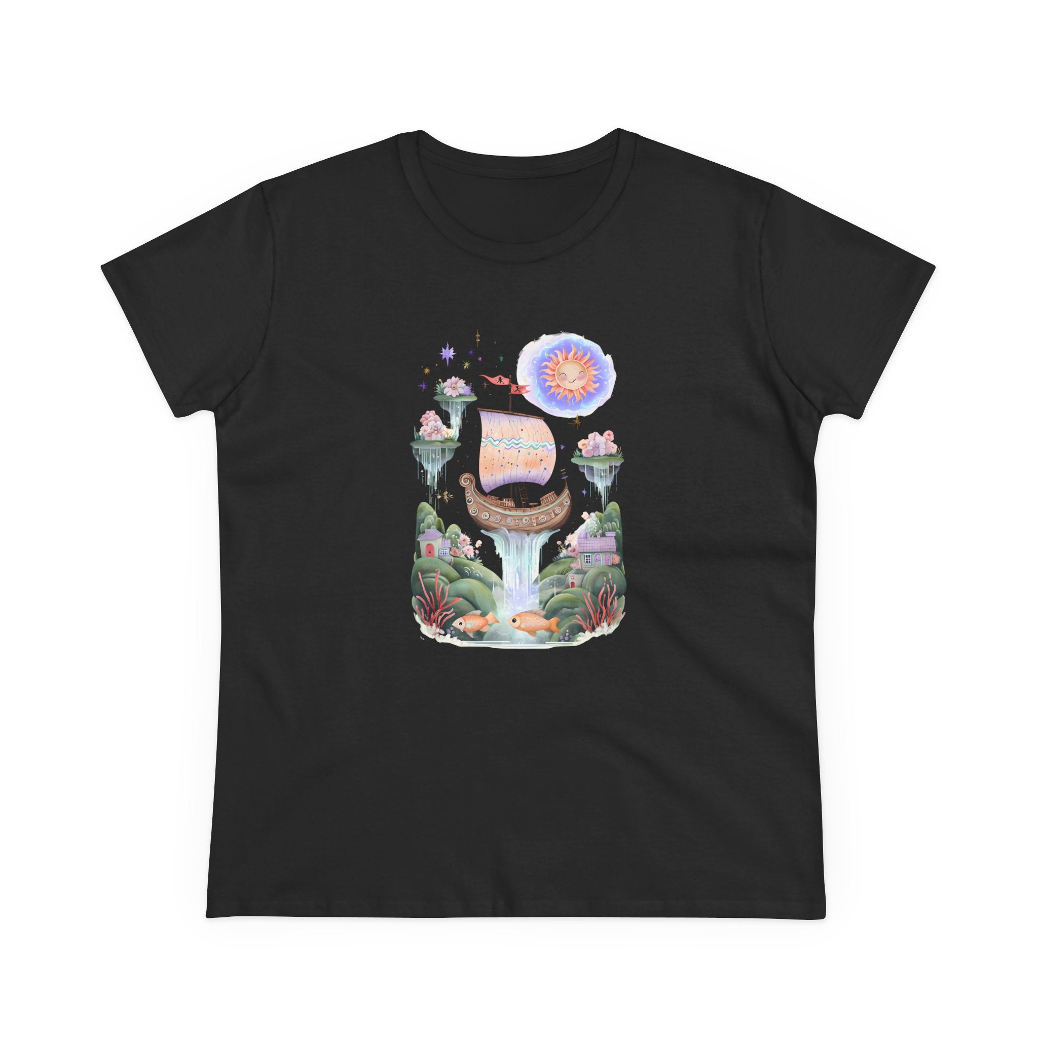 Whimsical Graphic Tee, Dreamy Summer Shirt, Nature Lover Gift, Inspirational Fashion, Women's Casual Top, Perfect for Festivals, Gift for