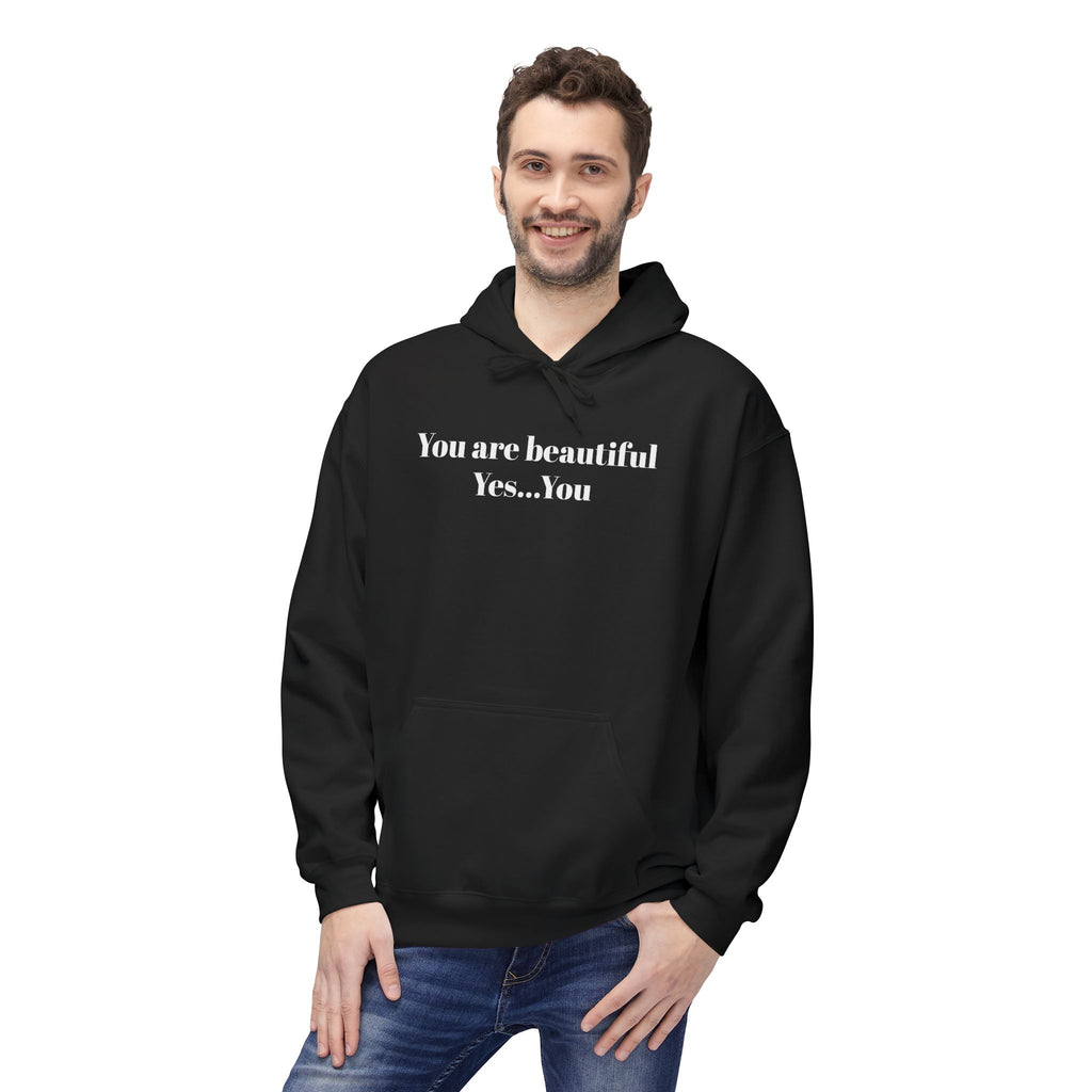 Positive Vibes Unisex Hoodie - You Are Beautiful, Happiness Ahead Sweatshirt, Inspirational Gift, Self-Love Apparel, Cozy Comfort