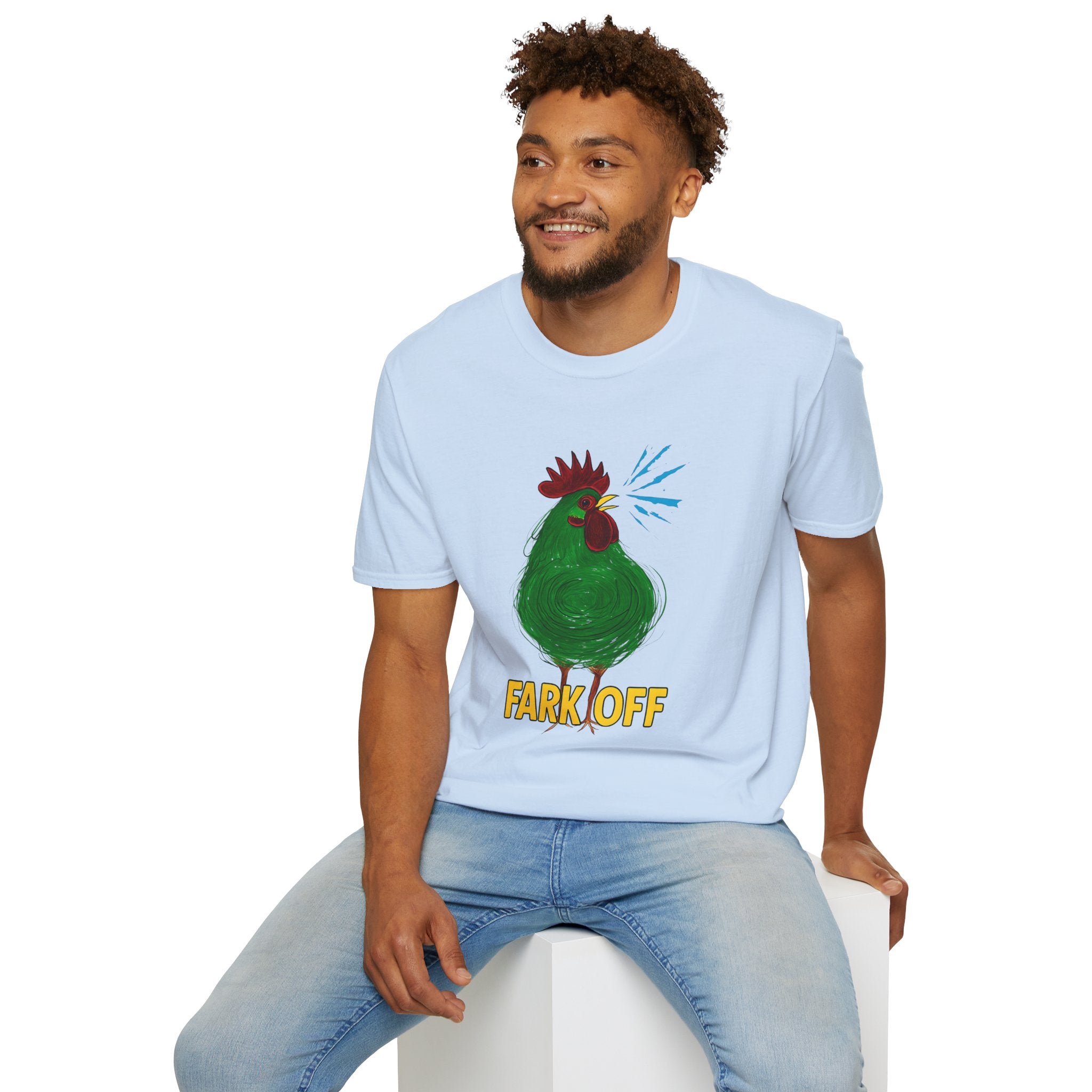 Funny Chicken Graphic T-Shirt, Humor Tee, Farm-Inspired Apparel, Gift for Chicken Lovers, Meme Shirt, Casual Wear