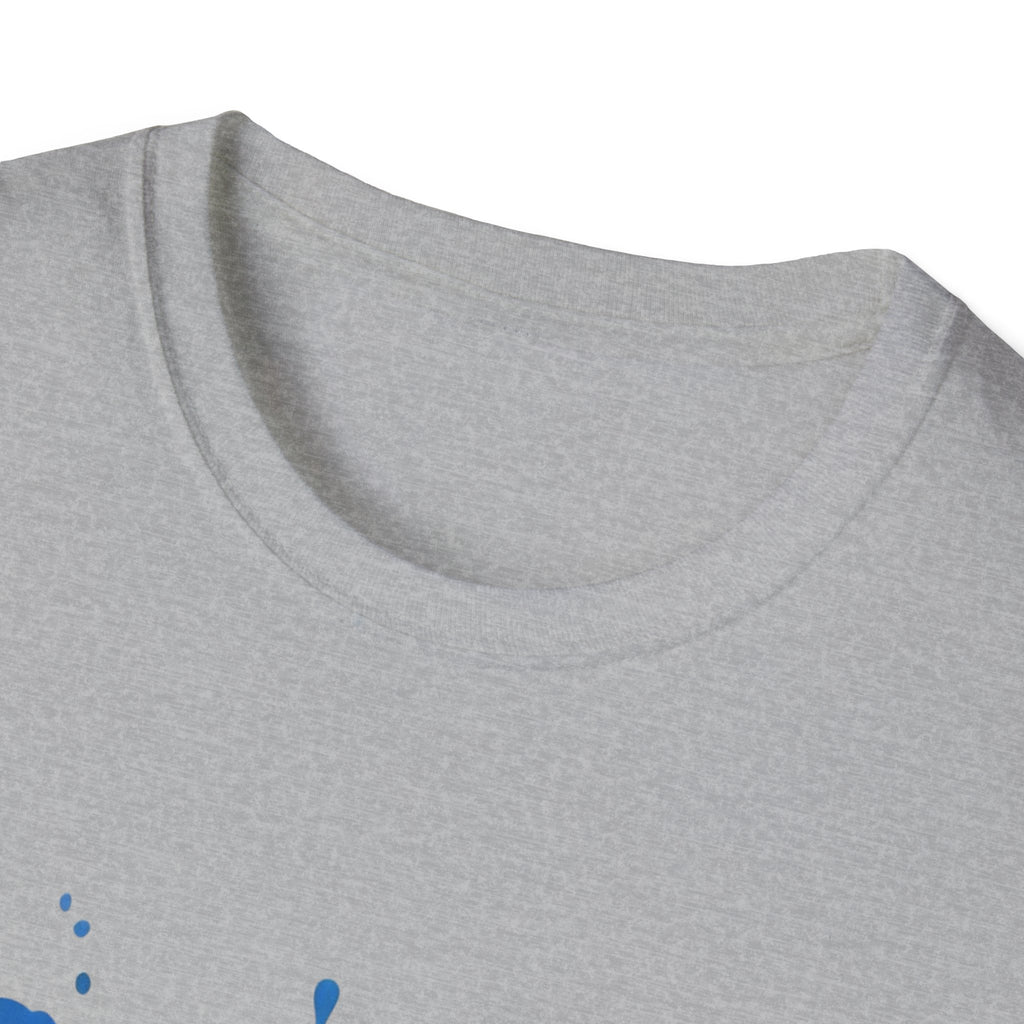 Red Peace Graffiti T-Shirt Ladies — Paint Drip Streetwear Tee