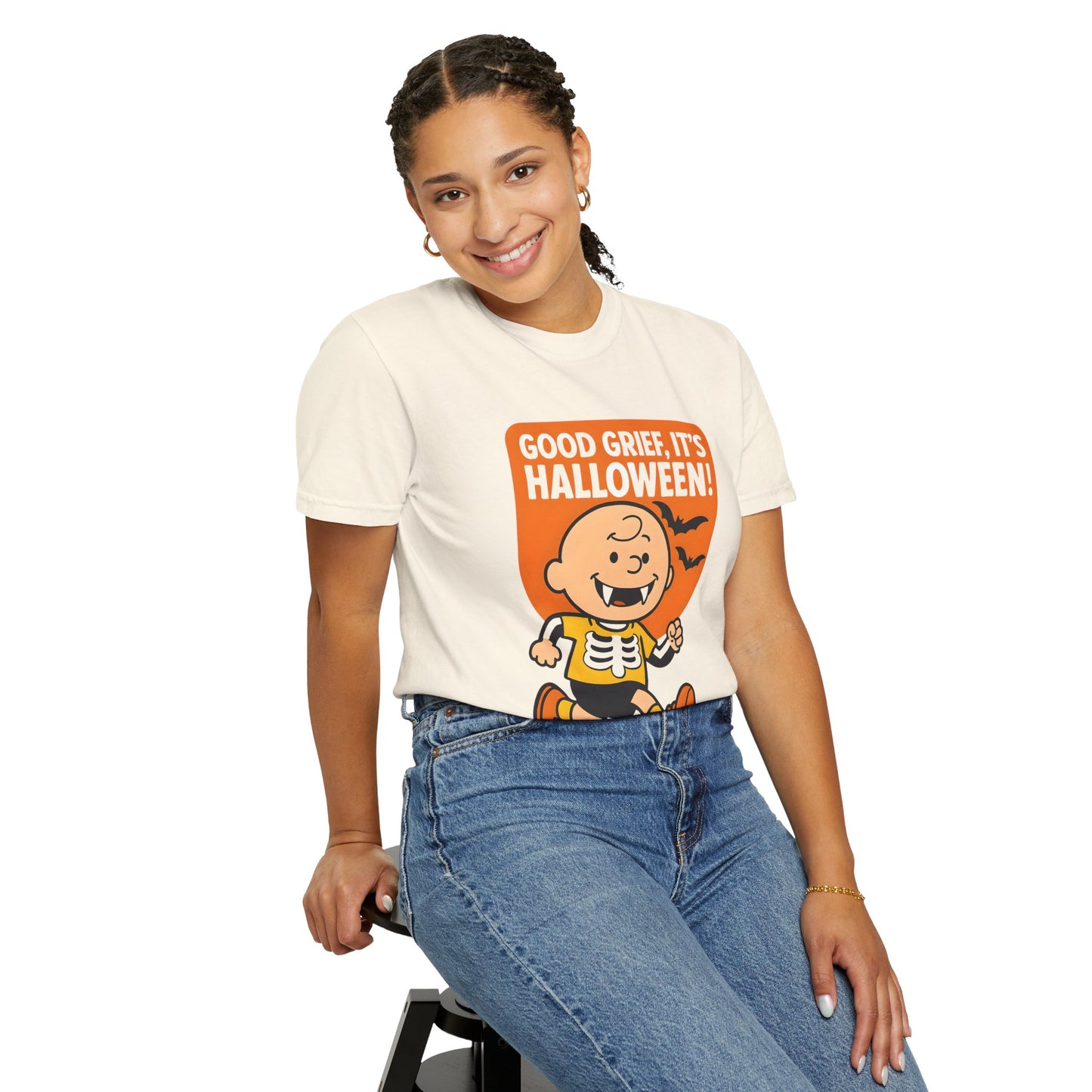 Halloween Charlie Unisex T-shirt - Good Grief Design