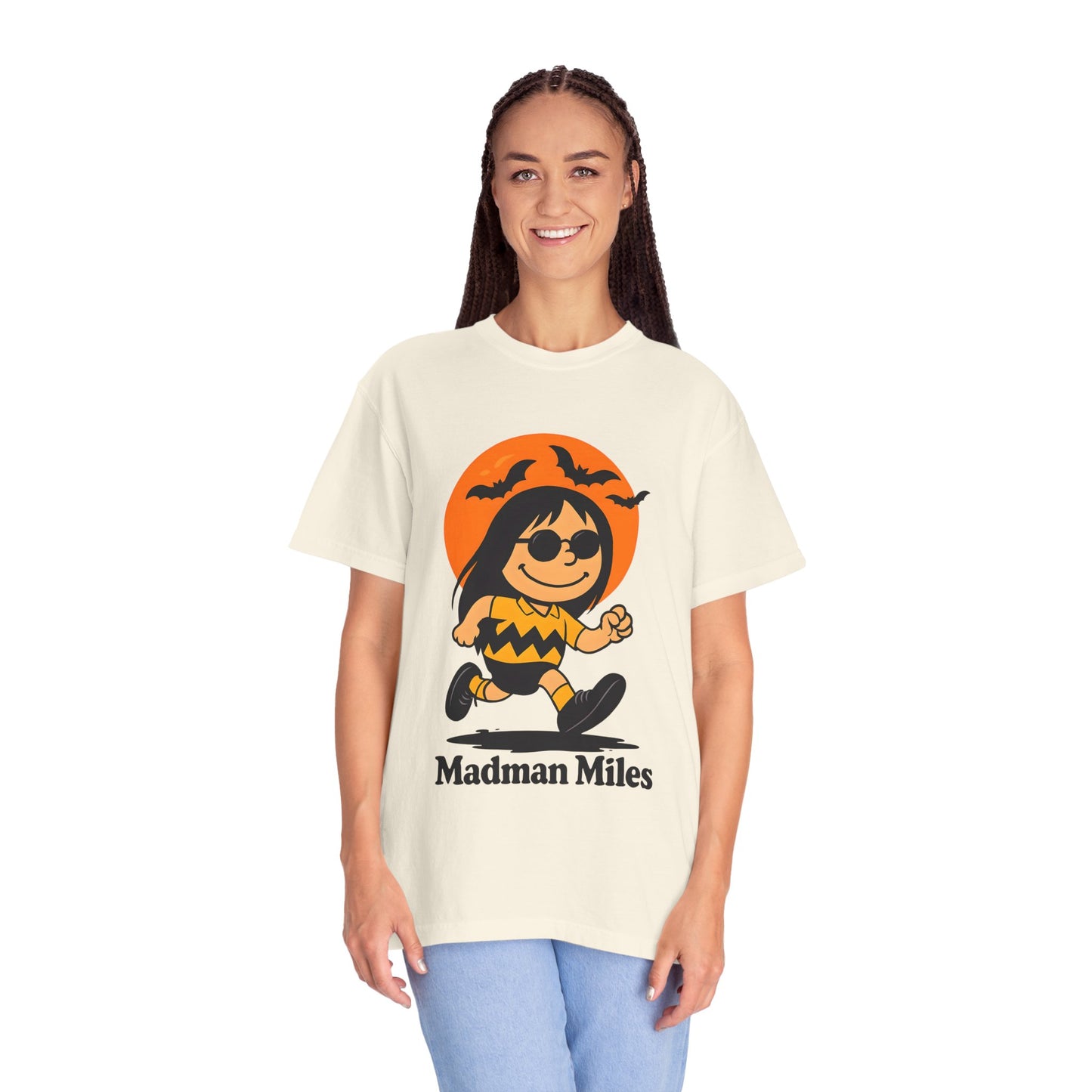 Madman Miles Ozzy Smiling & Running with Halloween Unisex T-Shirt