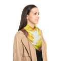 Sunflowers Silk-Look Scarf — Sunflowers Graphic Print