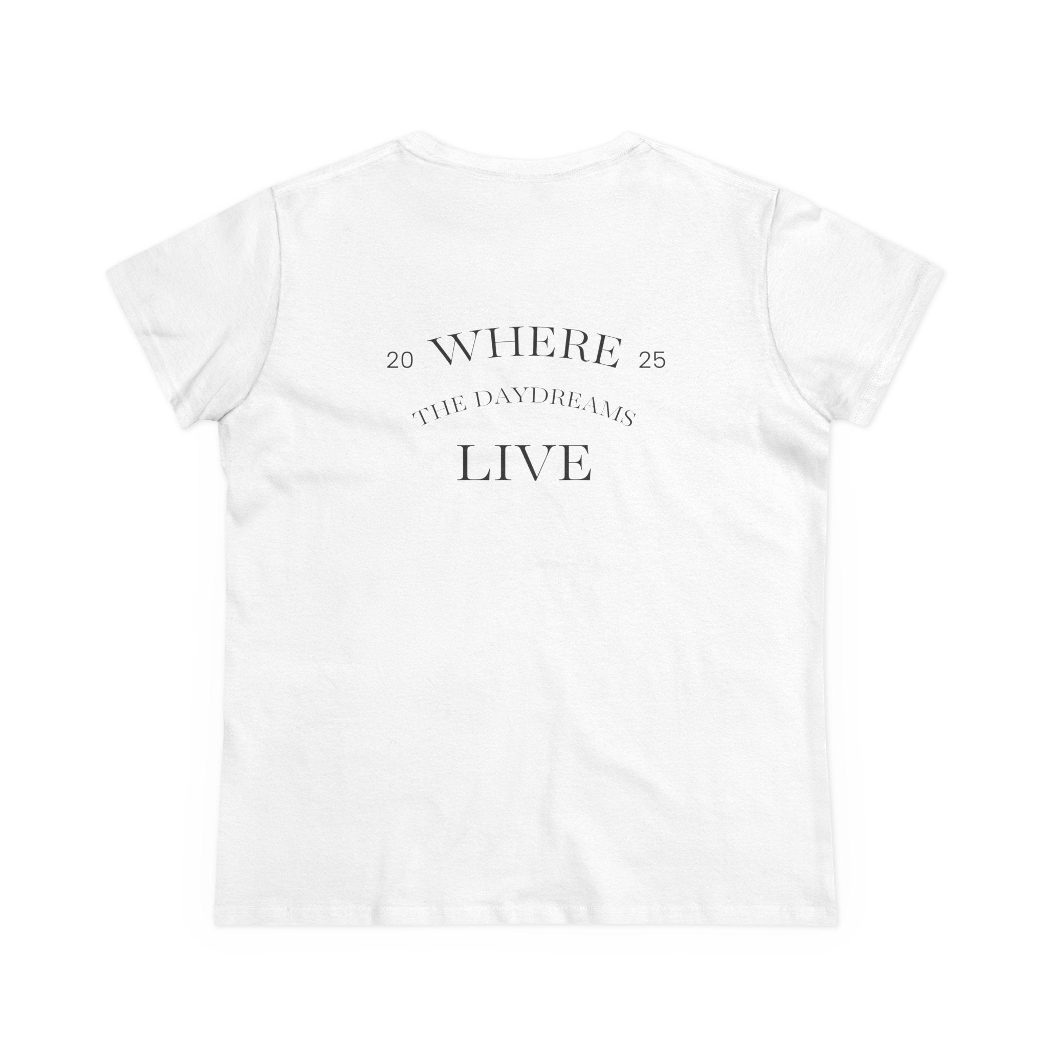 Dreamy Landscape Women's Cotton Tee, Casual Chic Top, Perfect for Daydreamers, Gifts for Her, Summer Style, Unique Art Tee