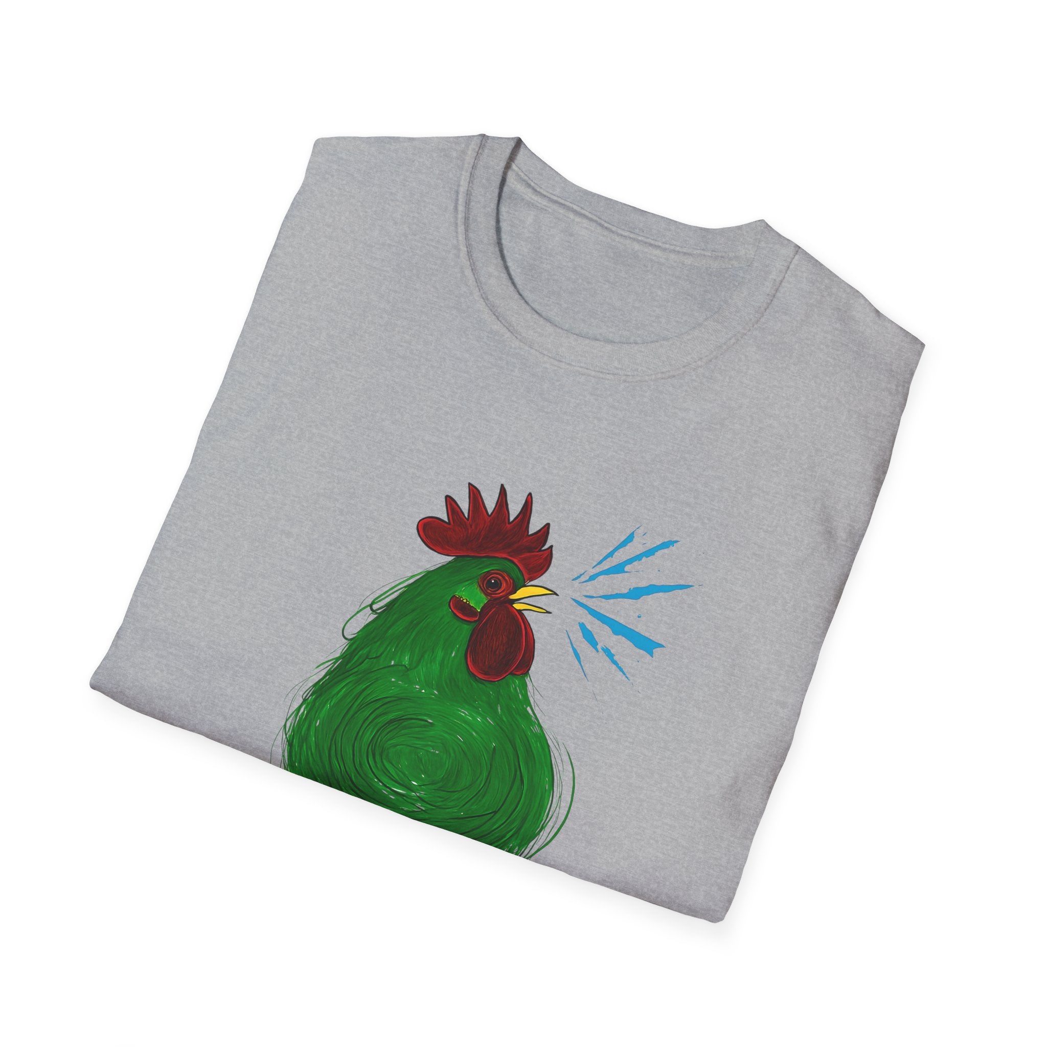 Funny Chicken Graphic T-Shirt, Humor Tee, Farm-Inspired Apparel, Gift for Chicken Lovers, Meme Shirt, Casual Wear