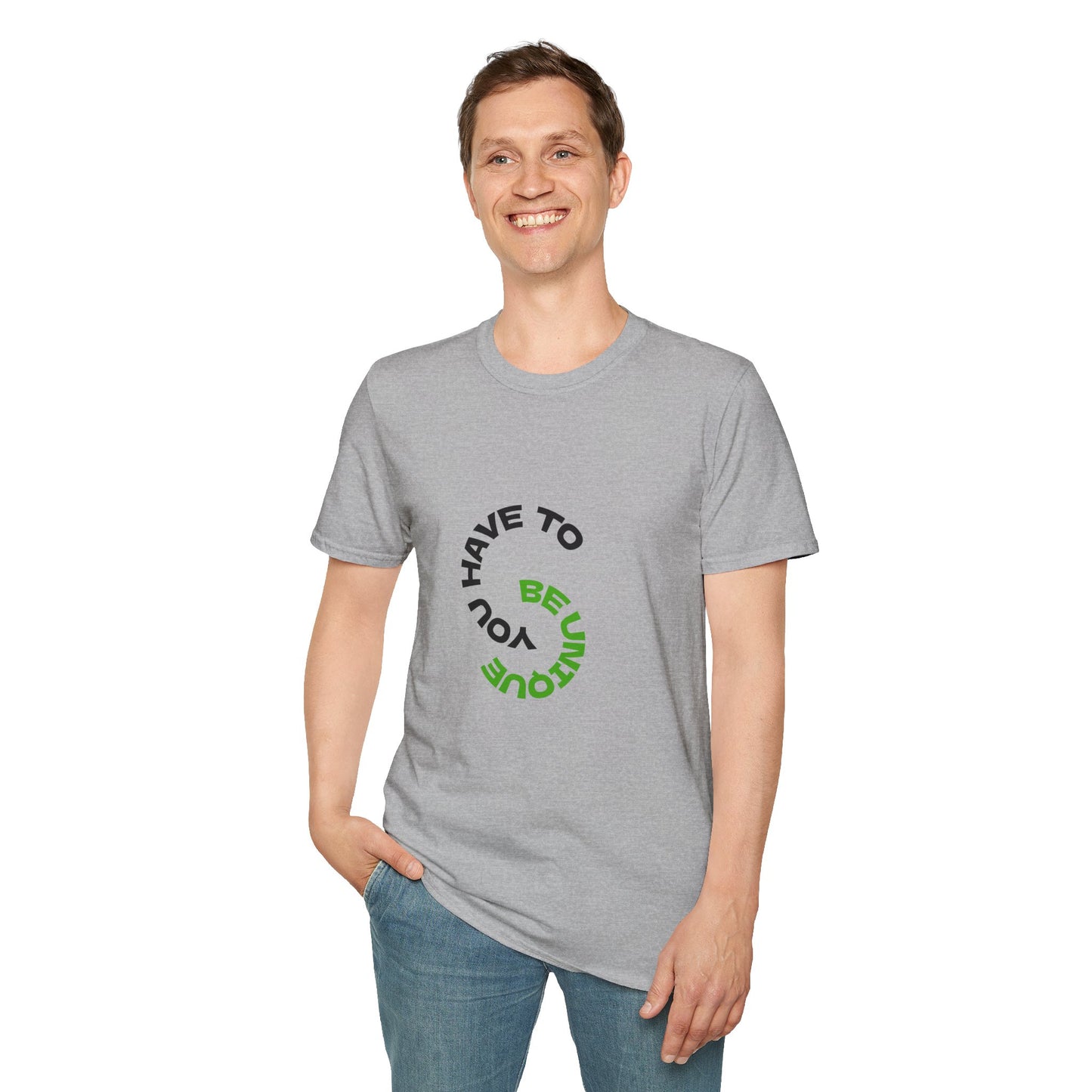 Inspirational Unisex Softstyle T-Shirt, Unique Graphic Shirt, Casual Wear, Vintage Style