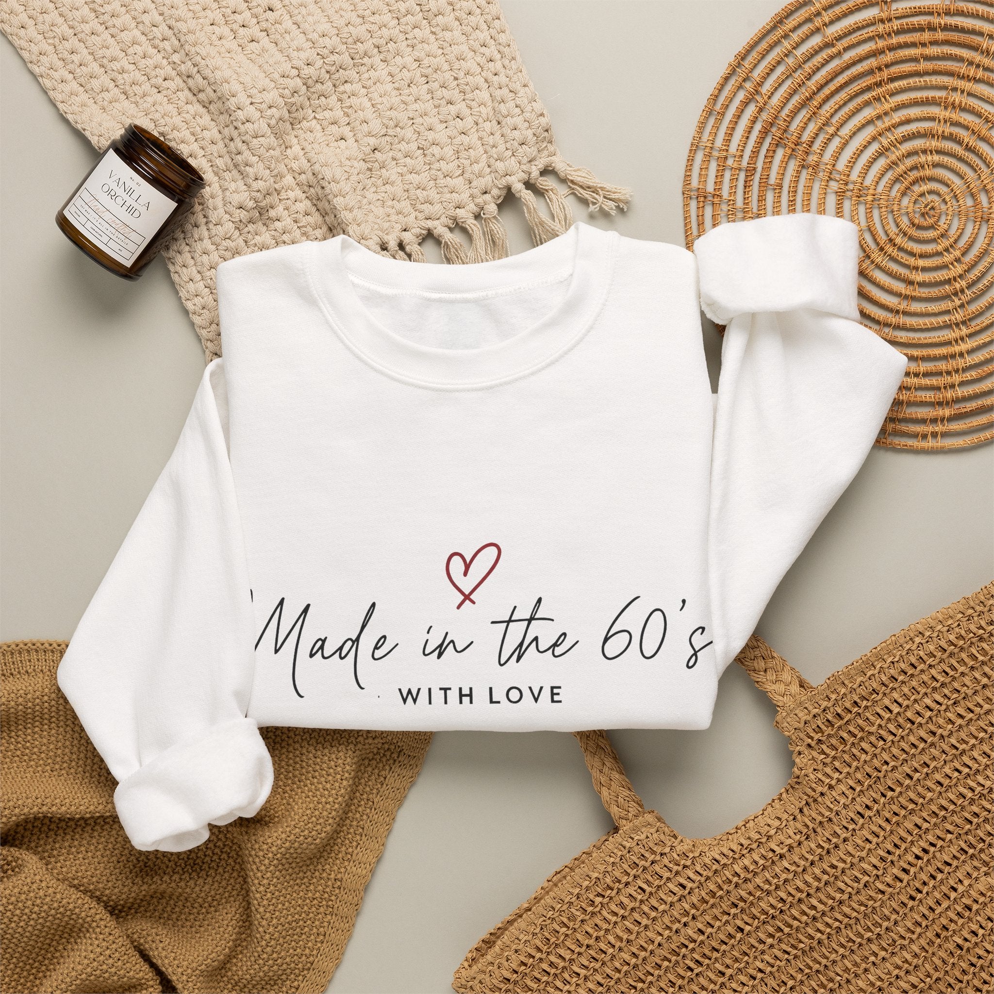Made in the 60s Crewneck Sweatshirt — Vintage Born in the 60s Gift