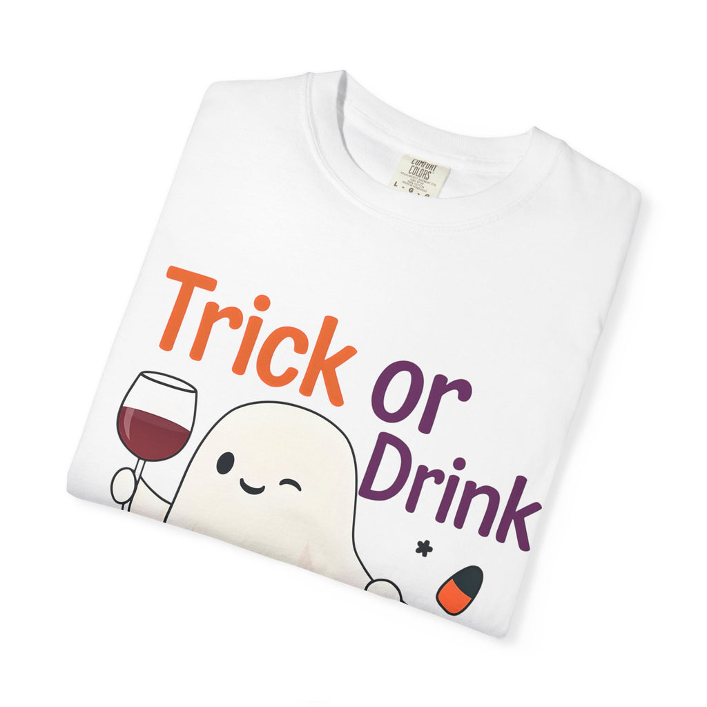 Halloween Ghost 'Trick or Drink' Tee