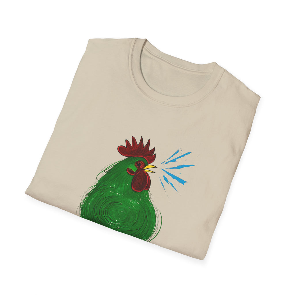 Funny Chicken Graphic T-Shirt, Humor Tee, Farm-Inspired Apparel
