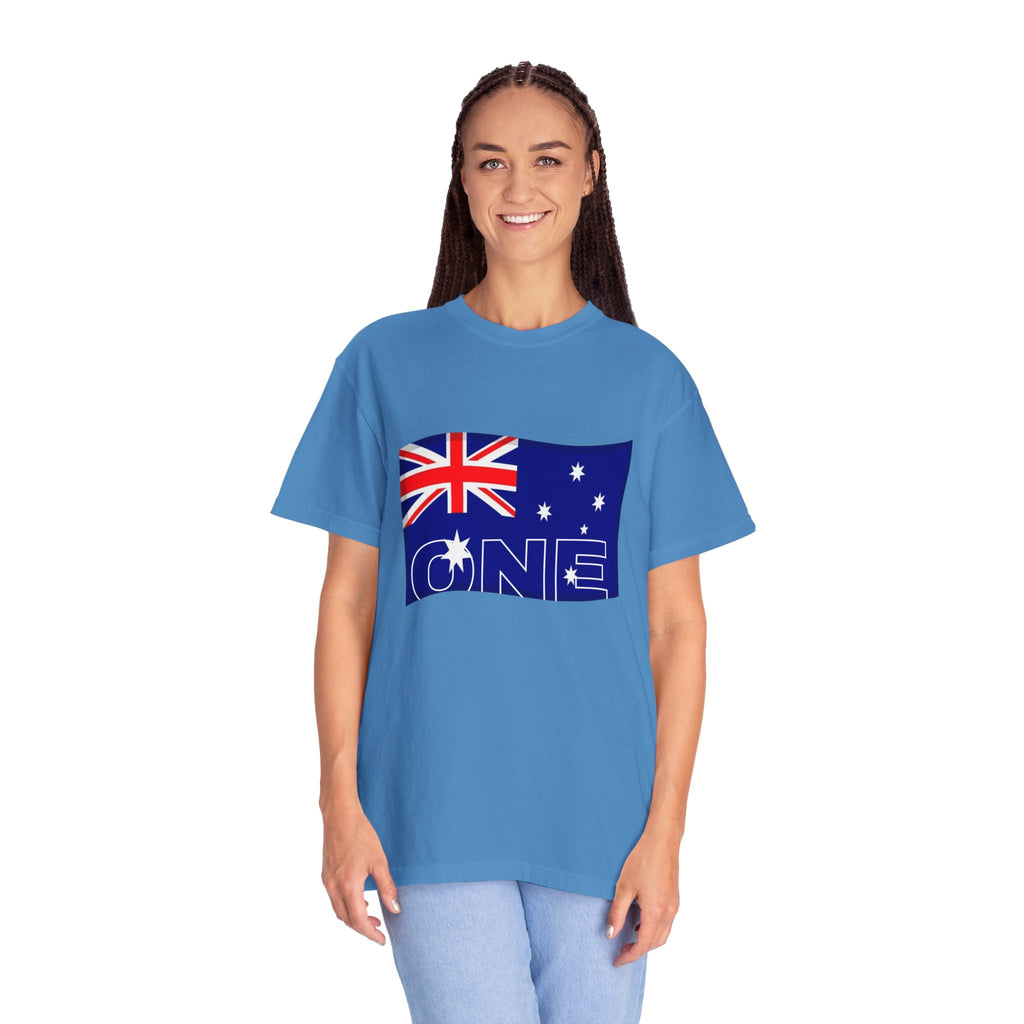 Australia Flag "One" Graphic T-Shirt