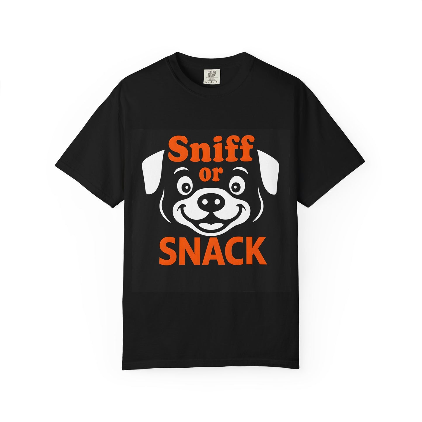 Playful Pet-Themed T-Shirt, Orange text Cute Dog Humor Tee, Gift for Dog Lovers, Fun Animal Apparel, Perfect for Birthdays, Casual Wear