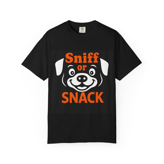 Playful Pet-Themed T-Shirt, Orange text Cute Dog Humor Tee, Gift for Dog Lovers, Fun Animal Apparel, Perfect for Birthdays, Casual Wear