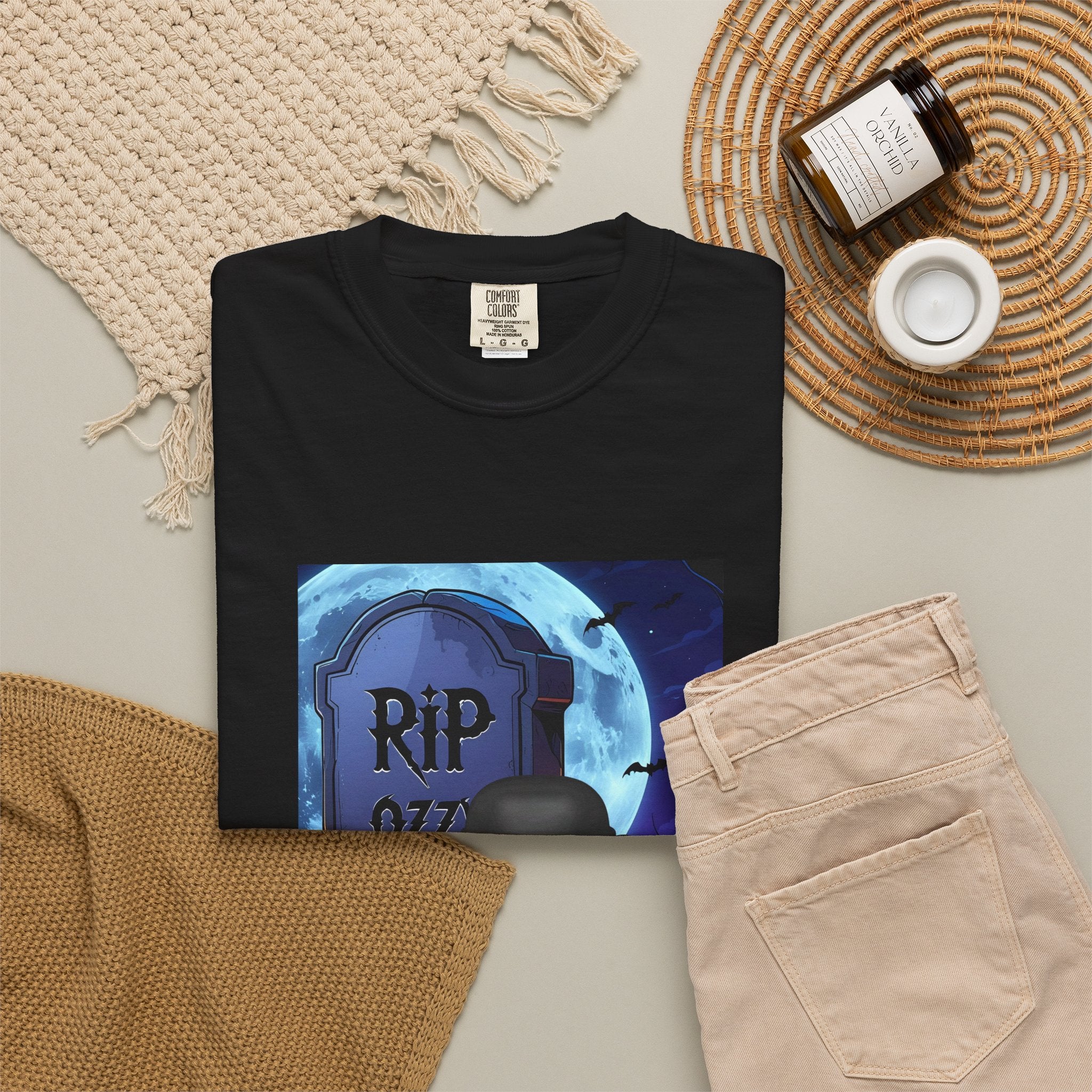 Halloween RIP Tombstone T-Shirt — Cute Gothic Pumpkin Graveyard Tee