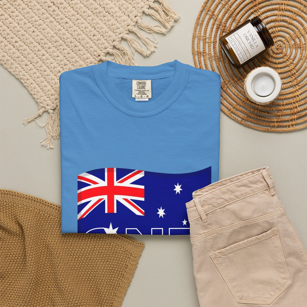 Australia Flag "One" Graphic T-Shirt
