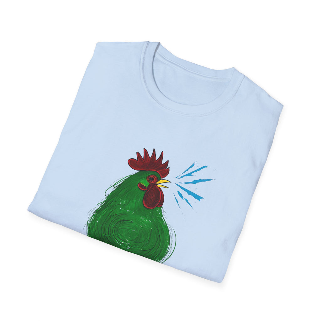 Funny Chicken Graphic T-Shirt, Humor Tee, Farm-Inspired Apparel