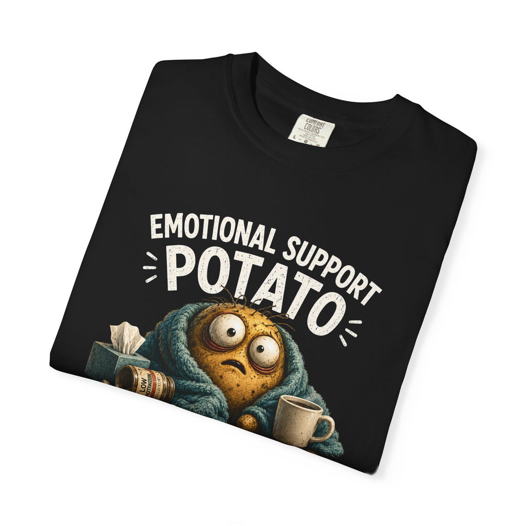Emotional Support Potato T-Shirt — 'Doing My Best' Funny Comfort Tee