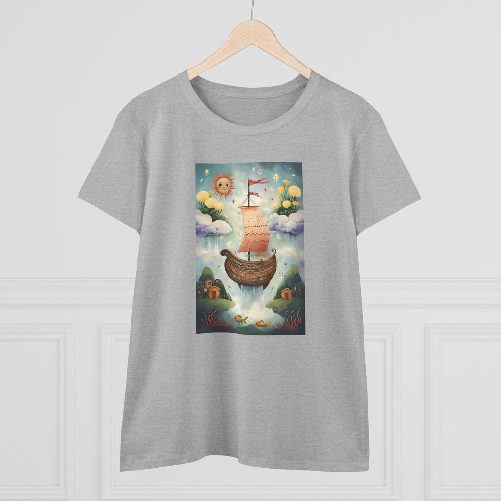 Whimsical Daydreams Tee, Casual Summer Shirt, Gift for Dreamers, Travel Vibes Tee, Inspirational Quote Top