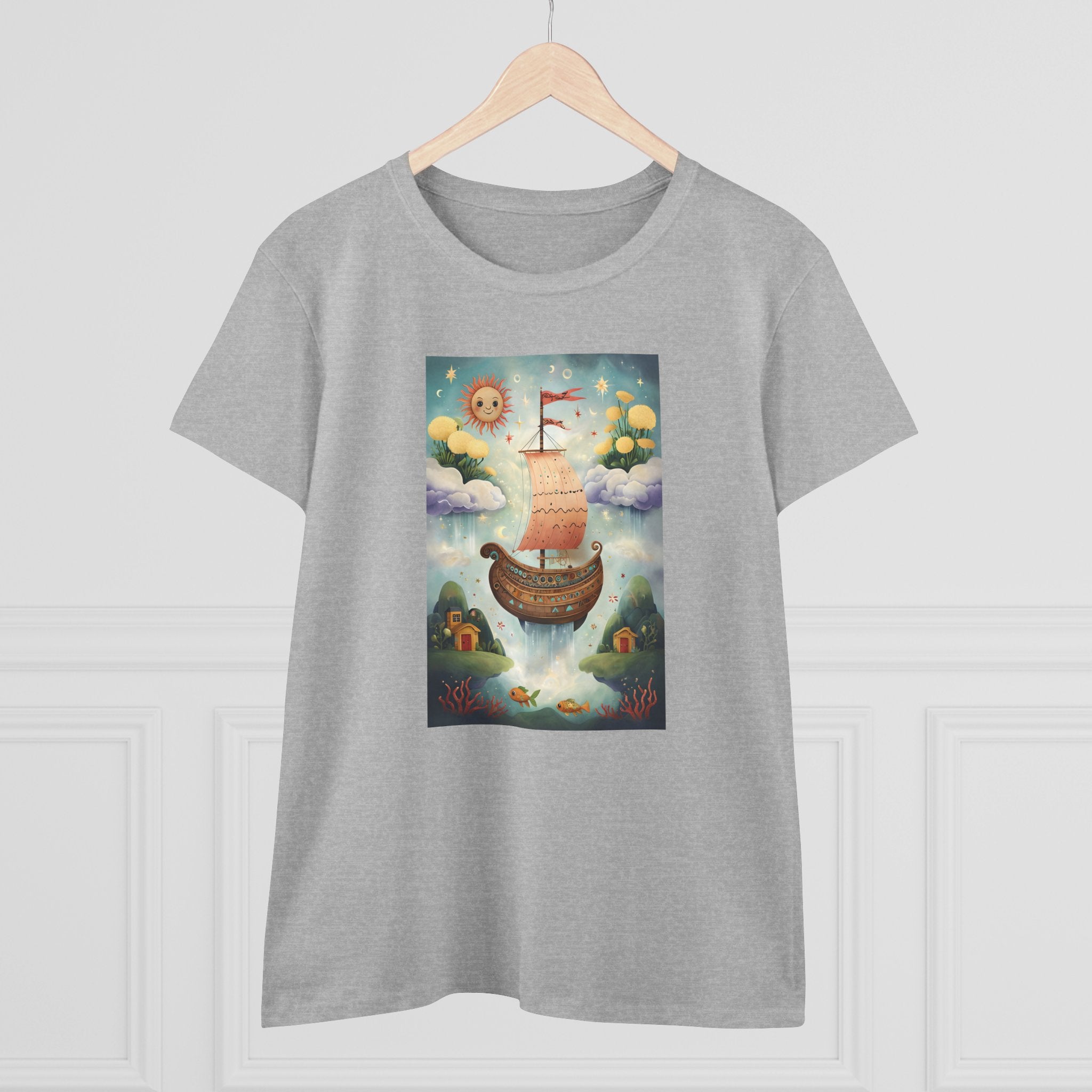 Whimsical Daydreams Tee, Casual Summer Shirt, Gift for Dreamers, Travel Vibes Tee, Inspirational Quote Top